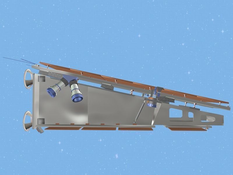 NovaSAR-1 Earth Observation Satellite 3D model_3