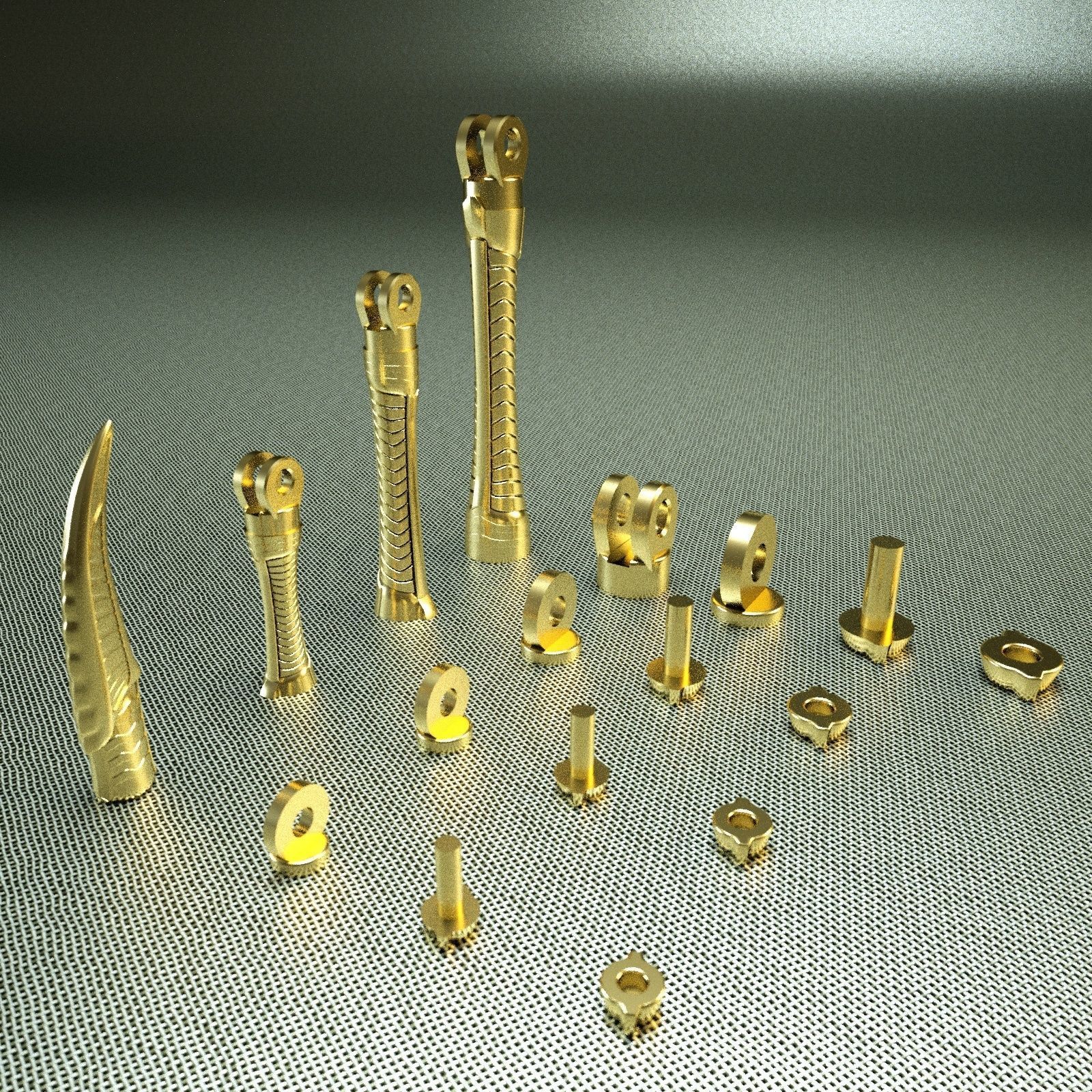 IRON SPIDER BUST   - Moving Spider Arms - 3D print model_14