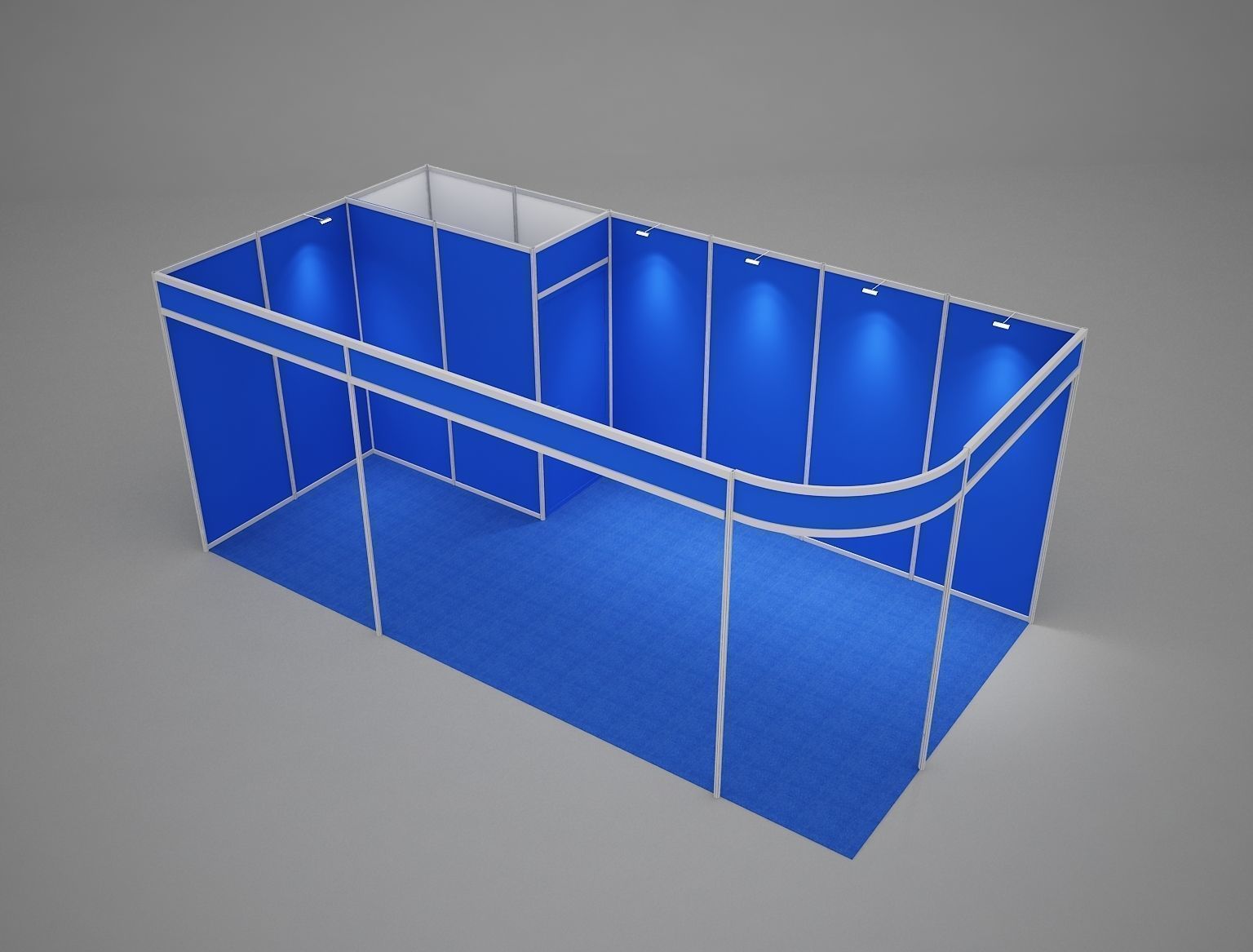 Exhibition stands octanorm 3D Model Collection_9
