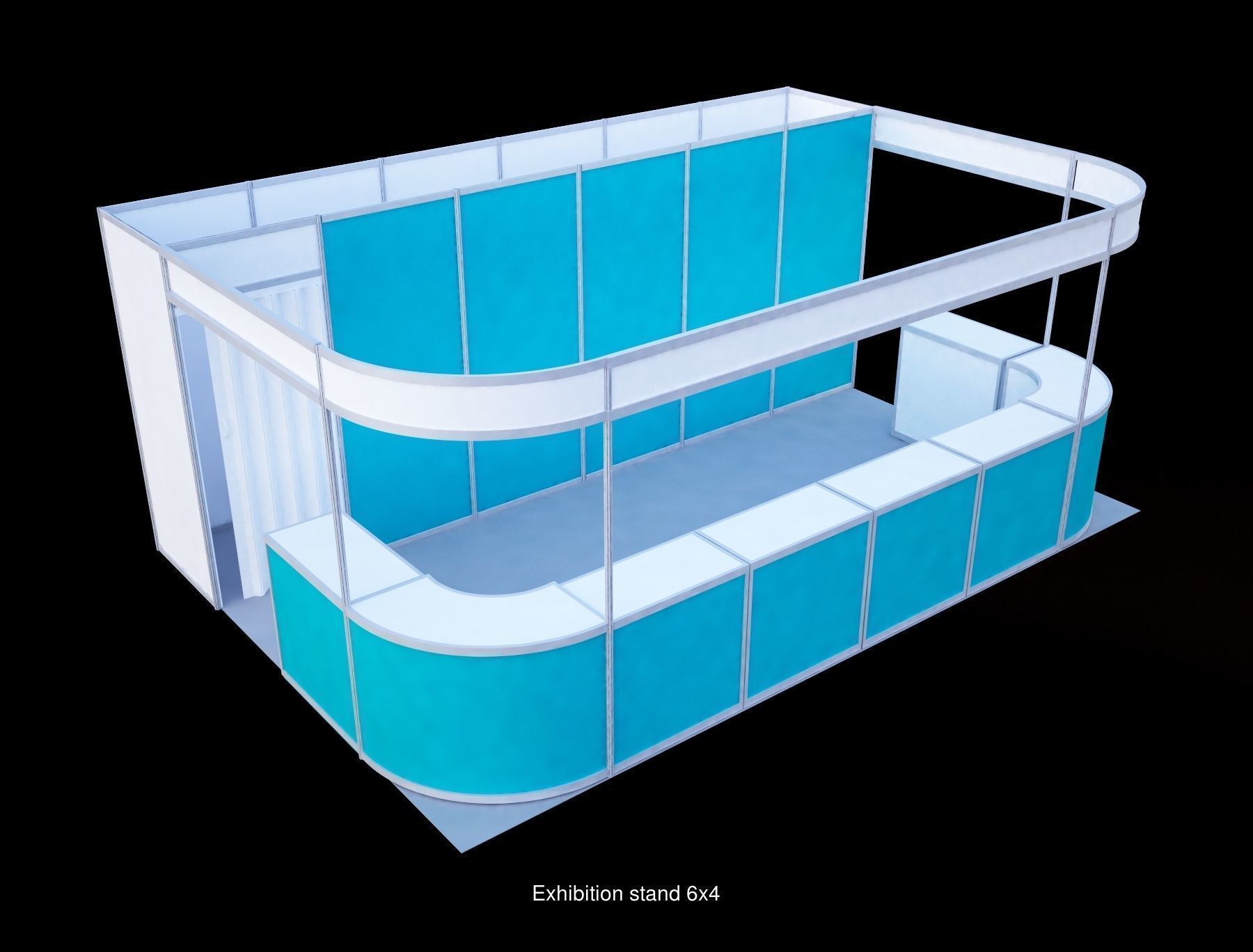 Exhibition stands octanorm 3D Model Collection_5