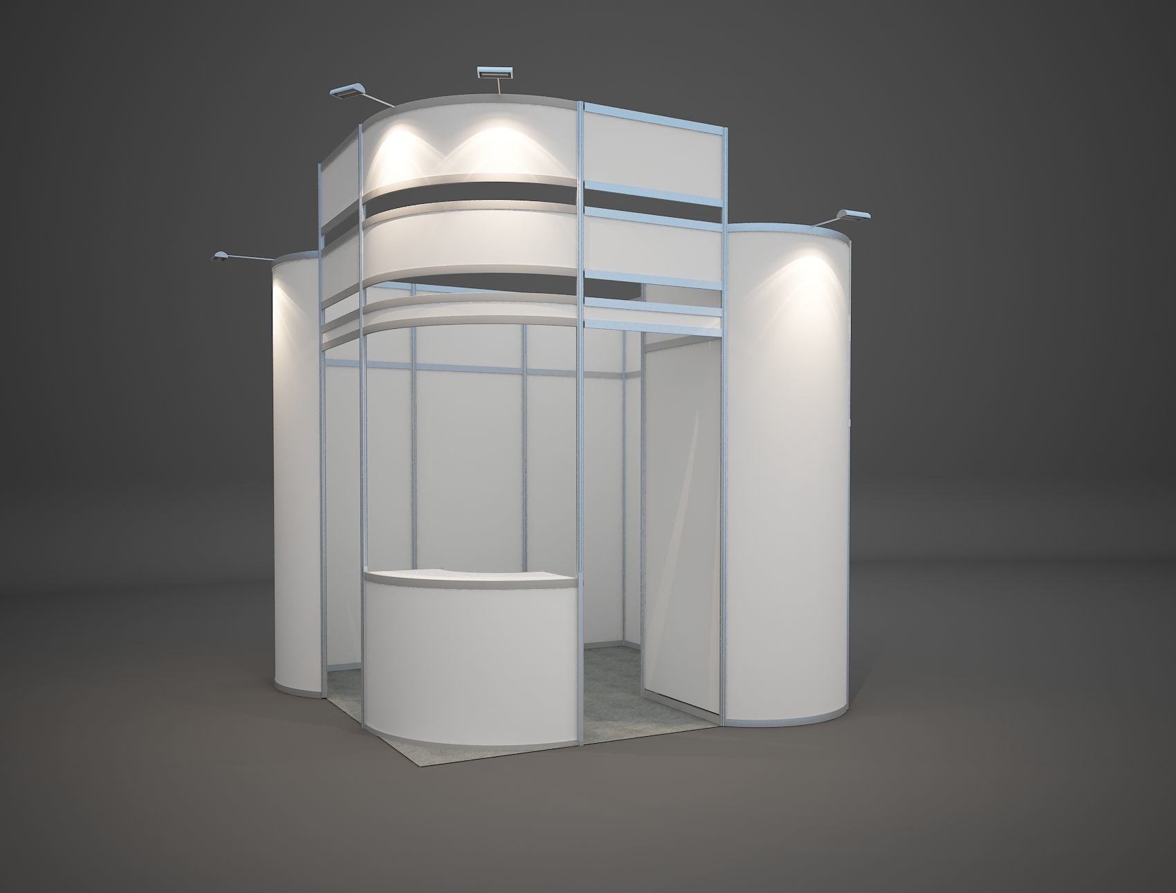 Exhibition stands octanorm 3D Model Collection_6