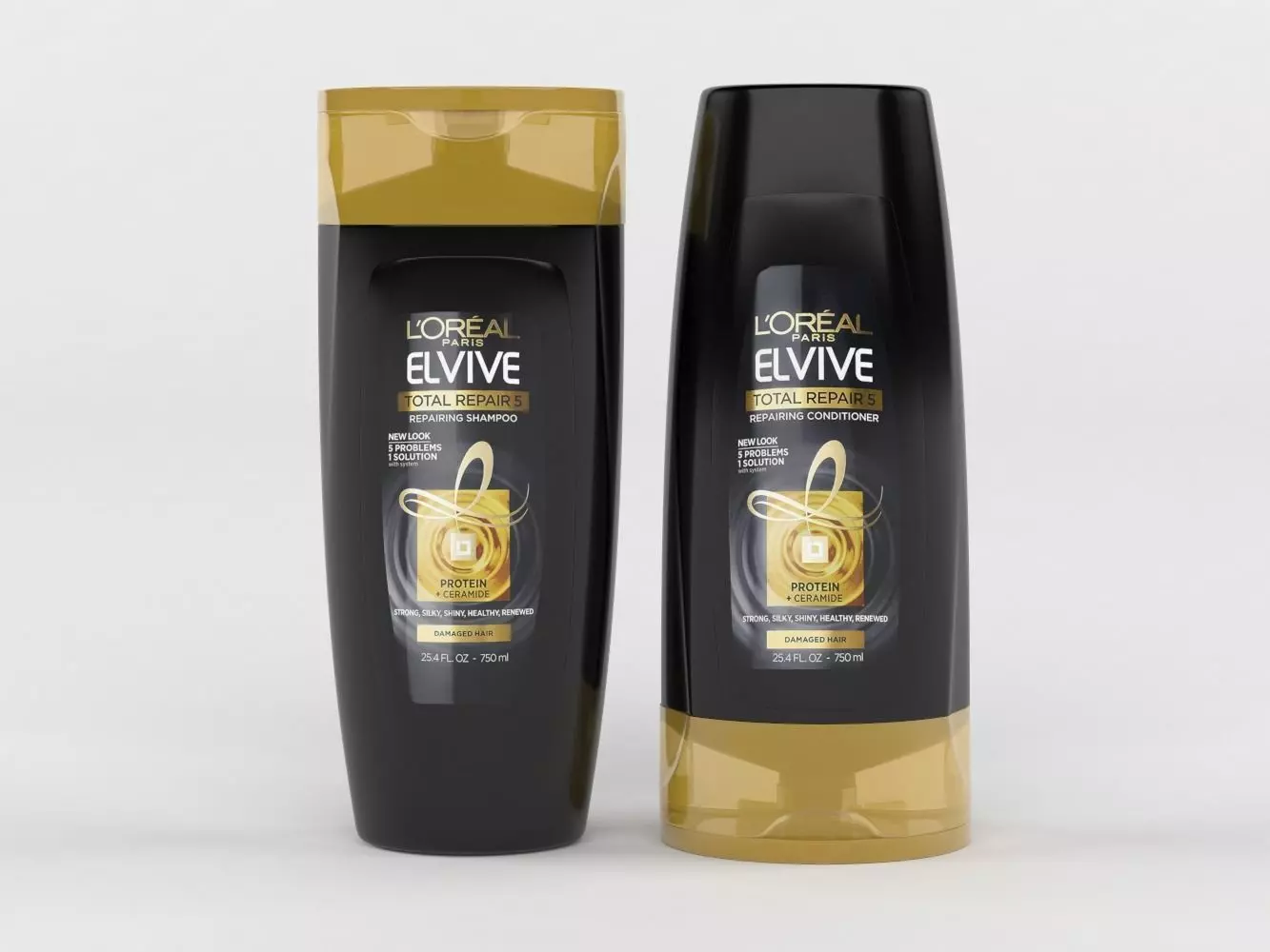 L Oreal Paris Elvive Shampoo 3D model
