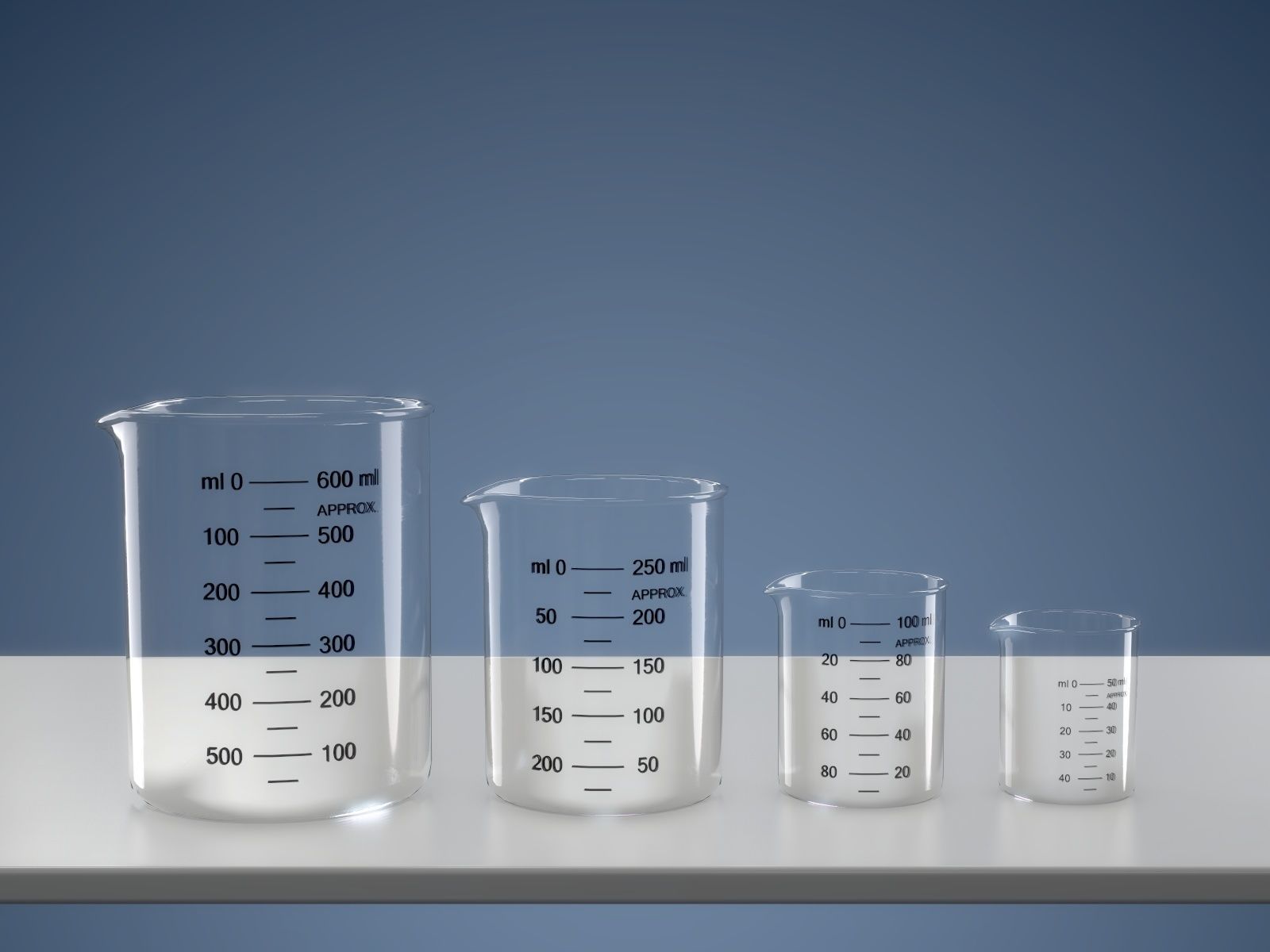 Chemistry Equipment Low-poly 3D model_4