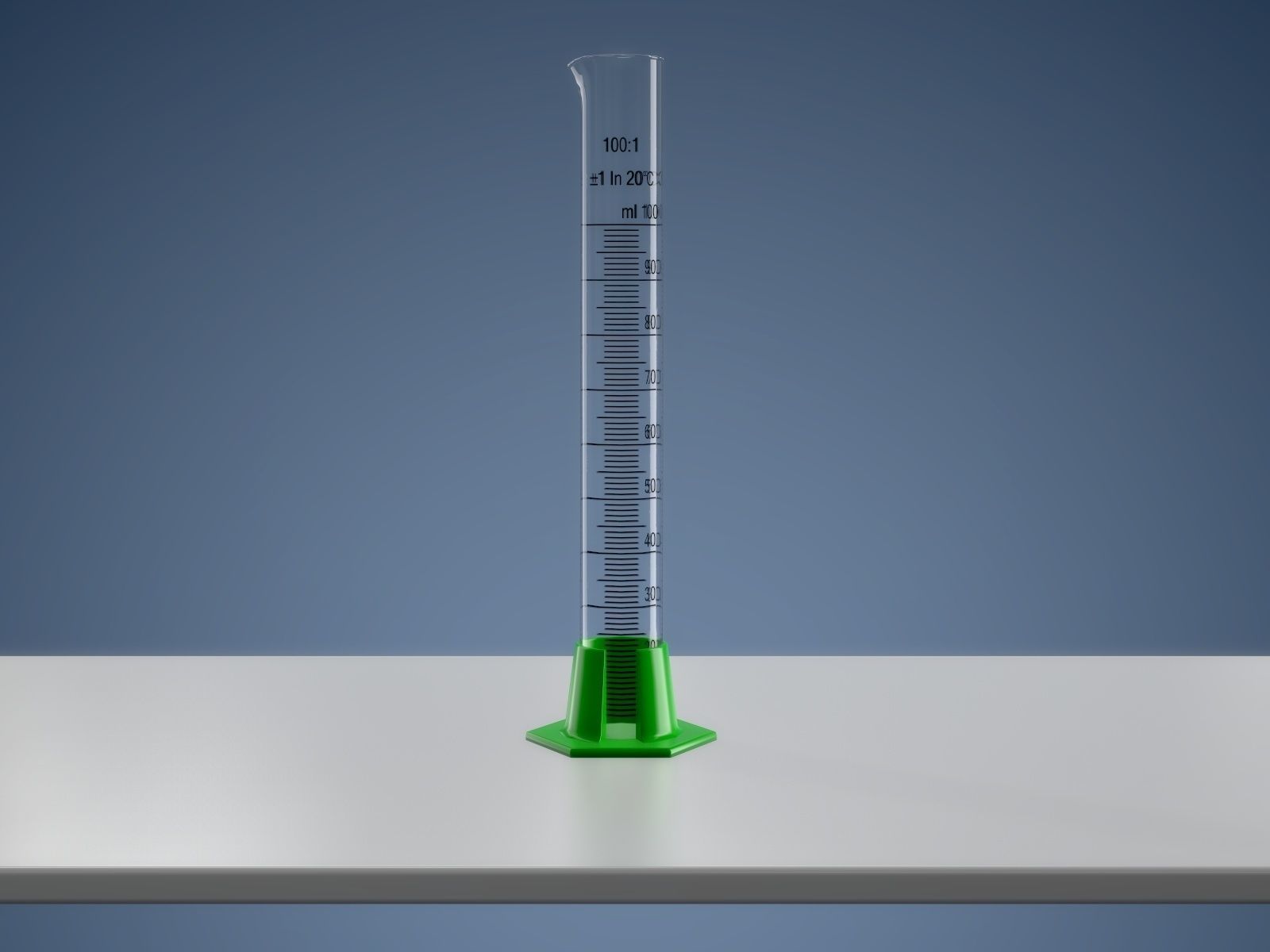 Chemistry Equipment Low-poly 3D model_7