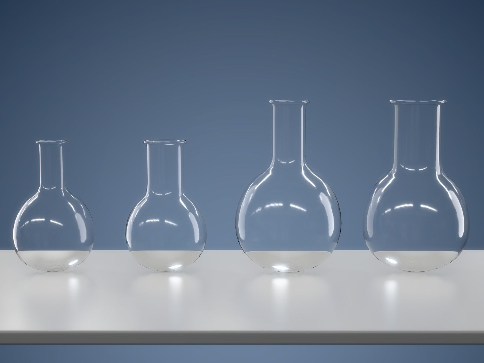 Chemistry Equipment Low-poly 3D model_6