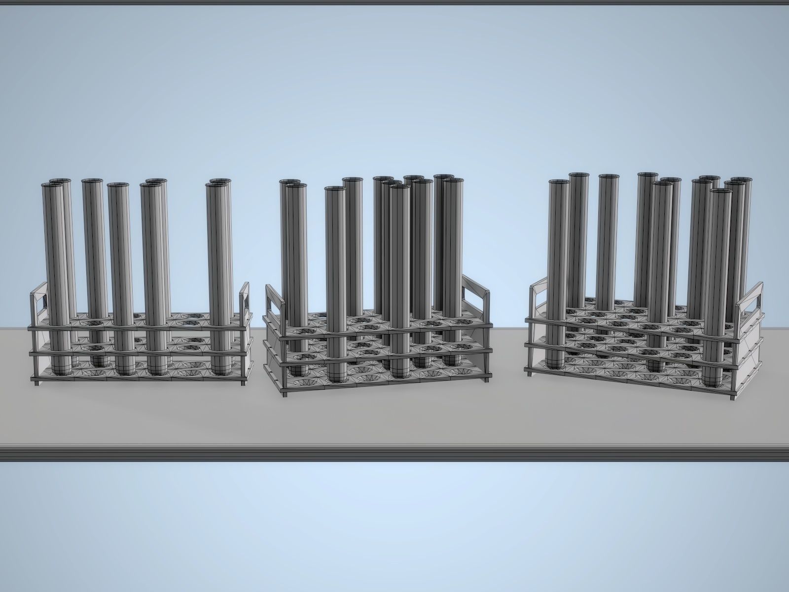 Chemistry Equipment Low-poly 3D model_14