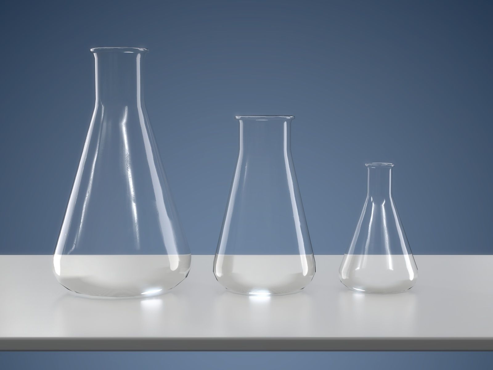 Chemistry Equipment Low-poly 3D model_5