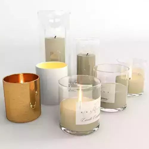 Candles in shapes and sizes