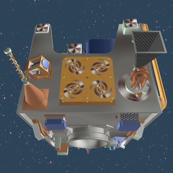 TechDemoSat-1 TDS-1 satellite 3D model_1