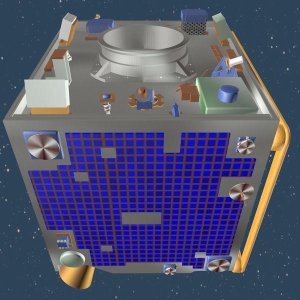 TechDemoSat-1 TDS-1 satellite 3D model_2