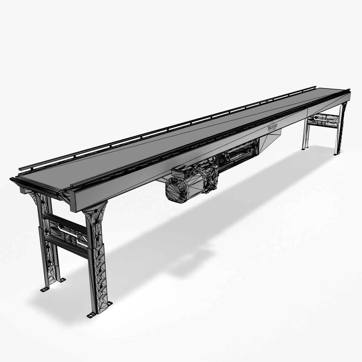 Conveyor - Zipline BSBAC 3D model_7