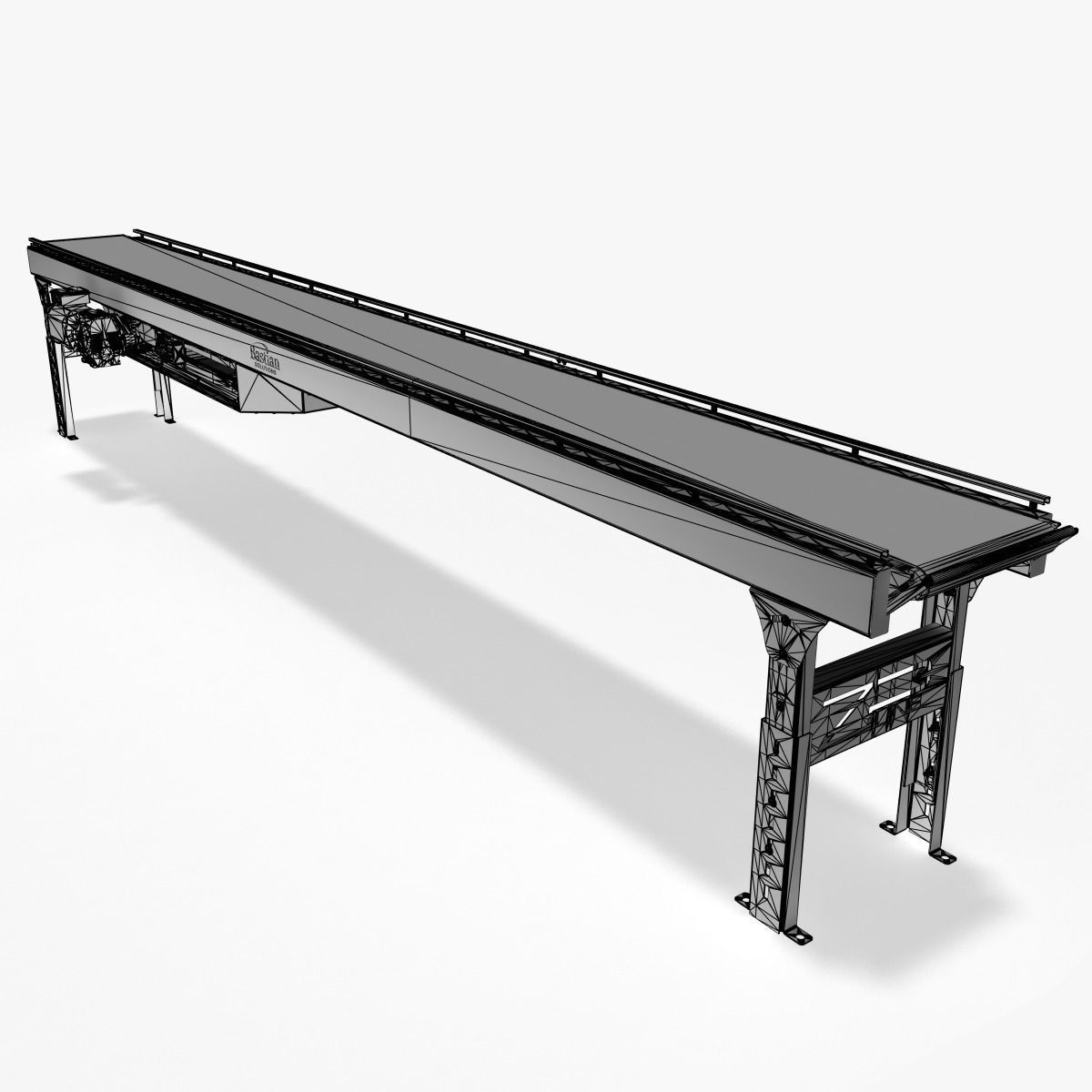 Conveyor - Zipline BSBAC 3D model_3