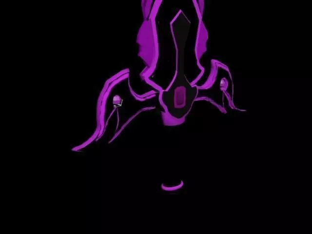 Big Sword Violet For Game  Low-poly 3D model_0