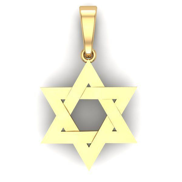 JEWISH PENDANT 3D print model_1