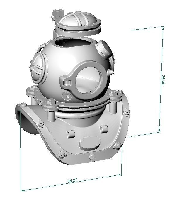 exclusive deep-water diver 3D print model_5