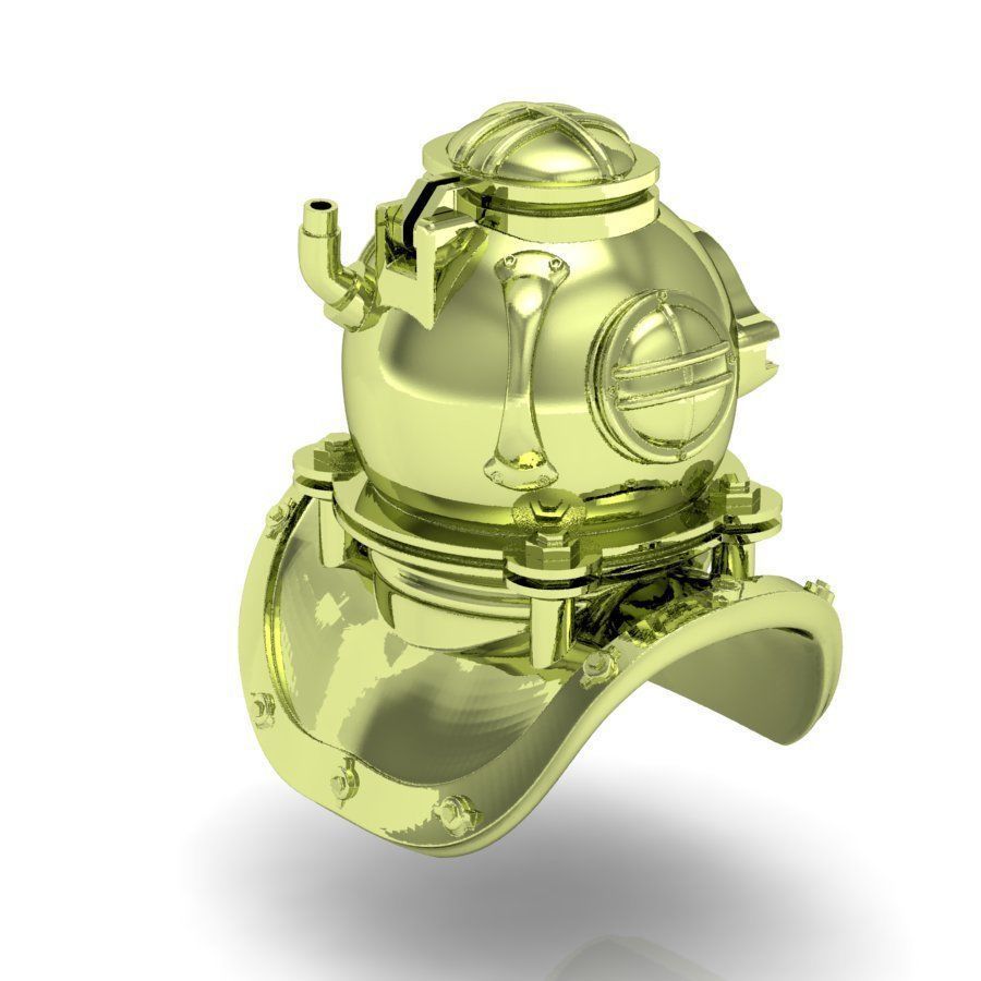 exclusive deep-water diver 3D print model_3