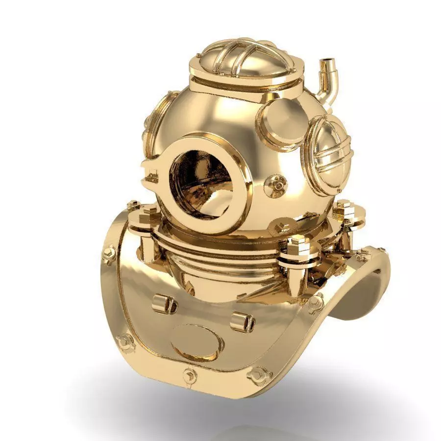 exclusive deep-water diver 3D print model_0