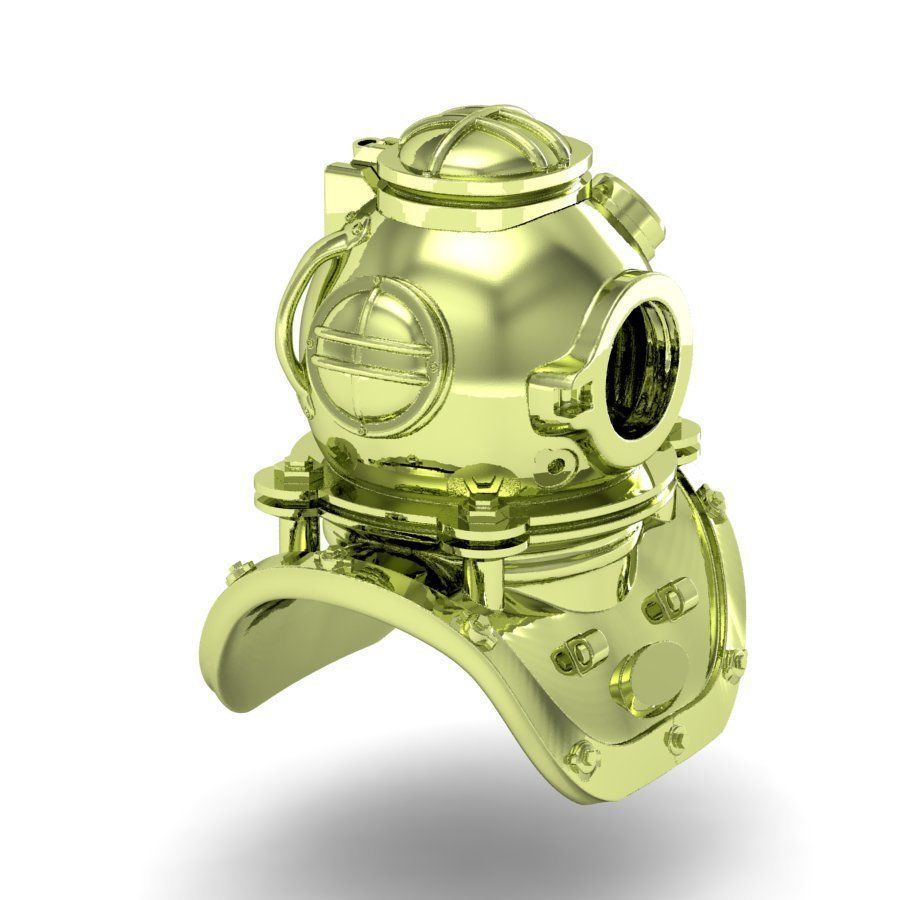 exclusive deep-water diver 3D print model_1