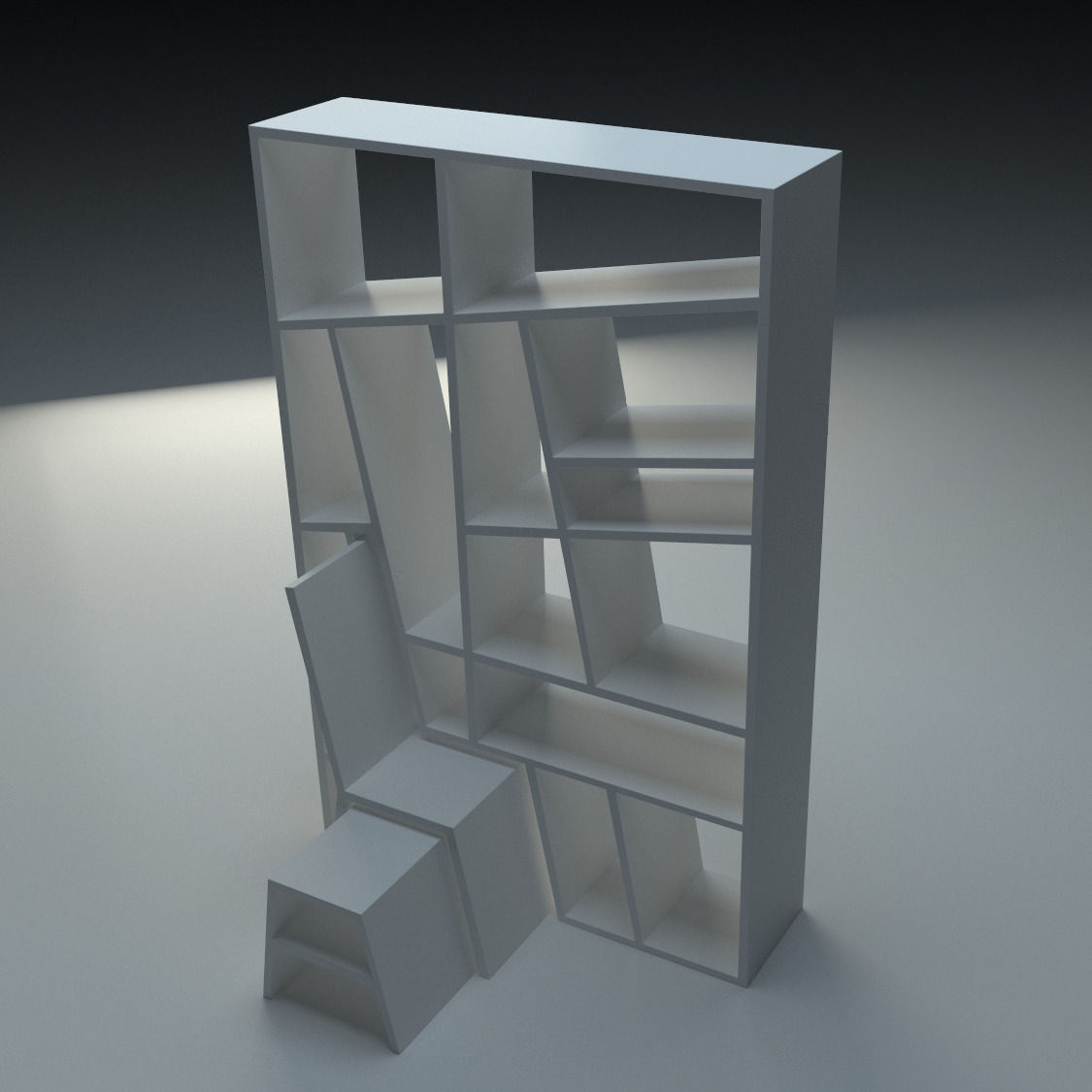 Creative Shelf 3D model_4