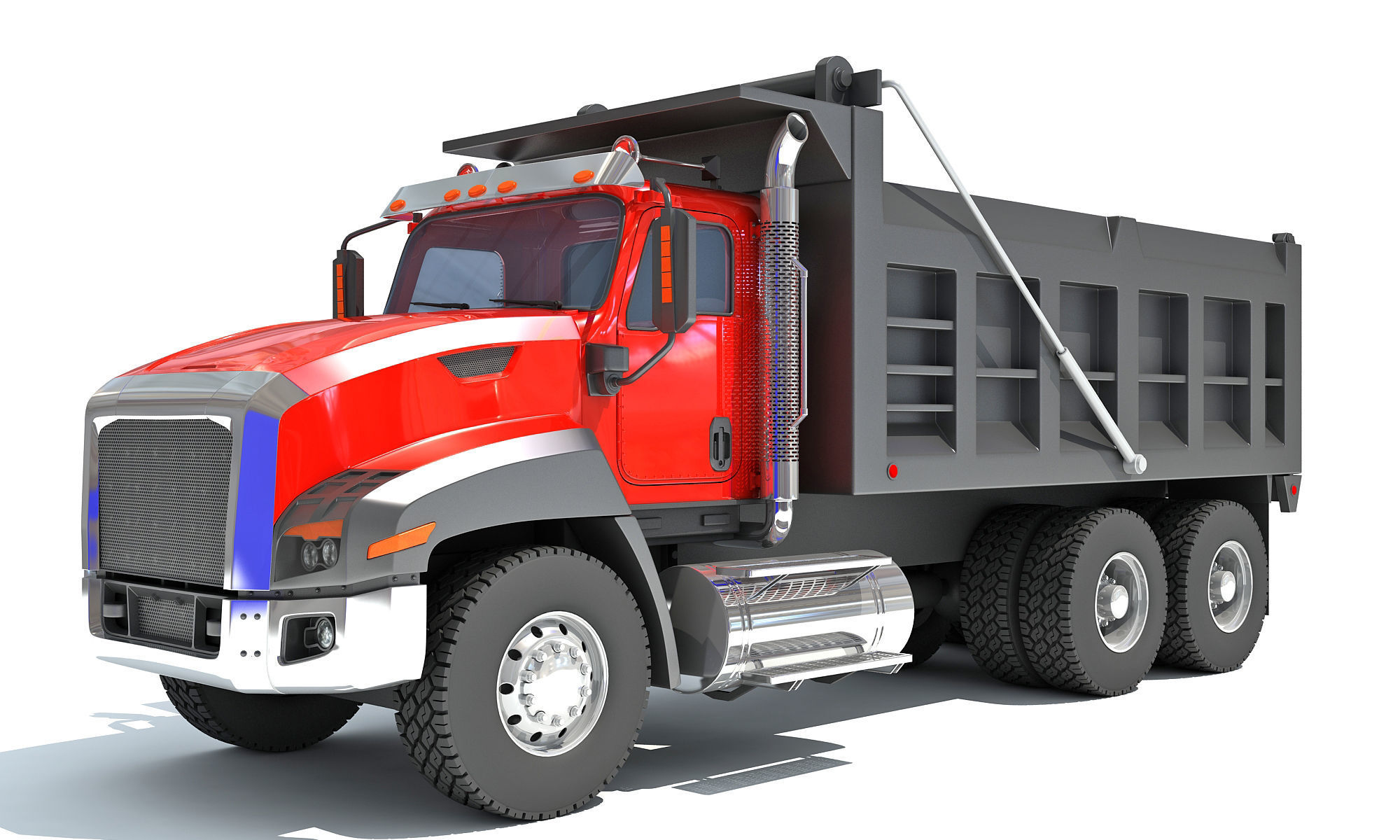 Tipper Dumper Truck 3D model_1