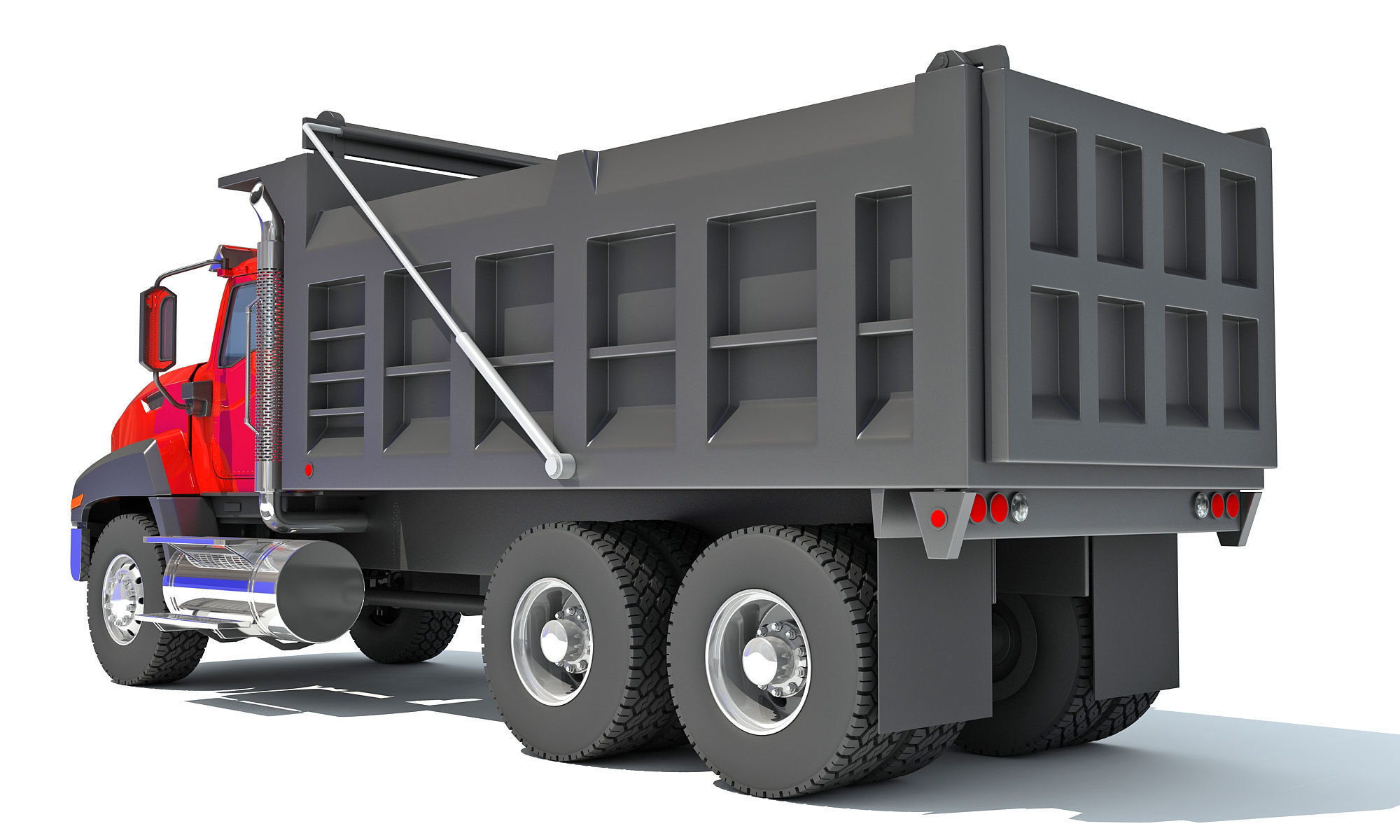 Tipper Dumper Truck 3D model_3