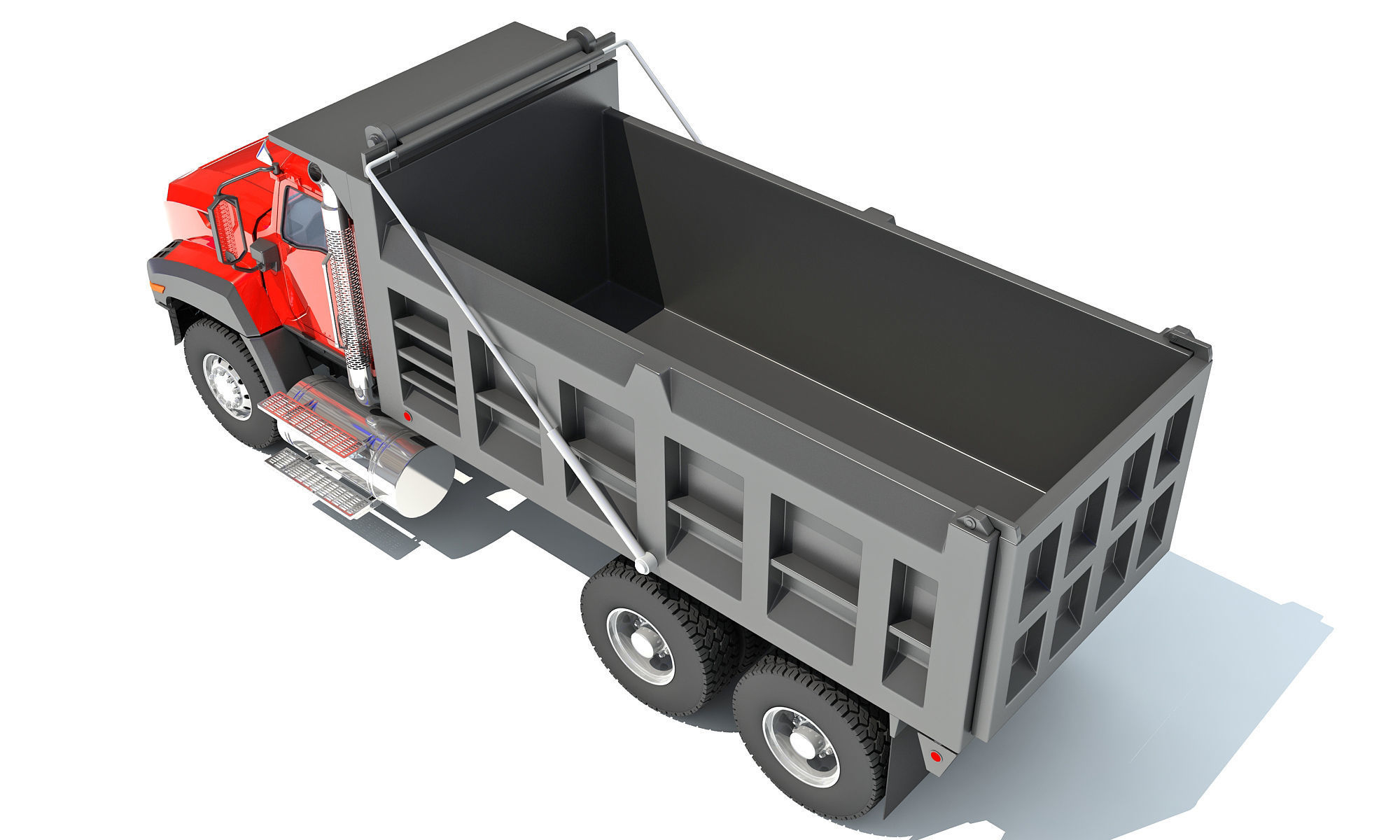 Tipper Dumper Truck 3D model_4