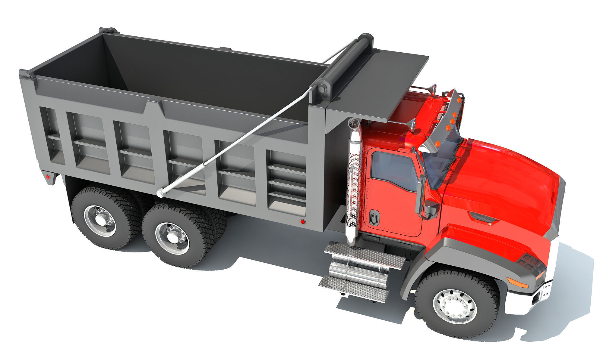 Tipper Dumper Truck 3D model_9