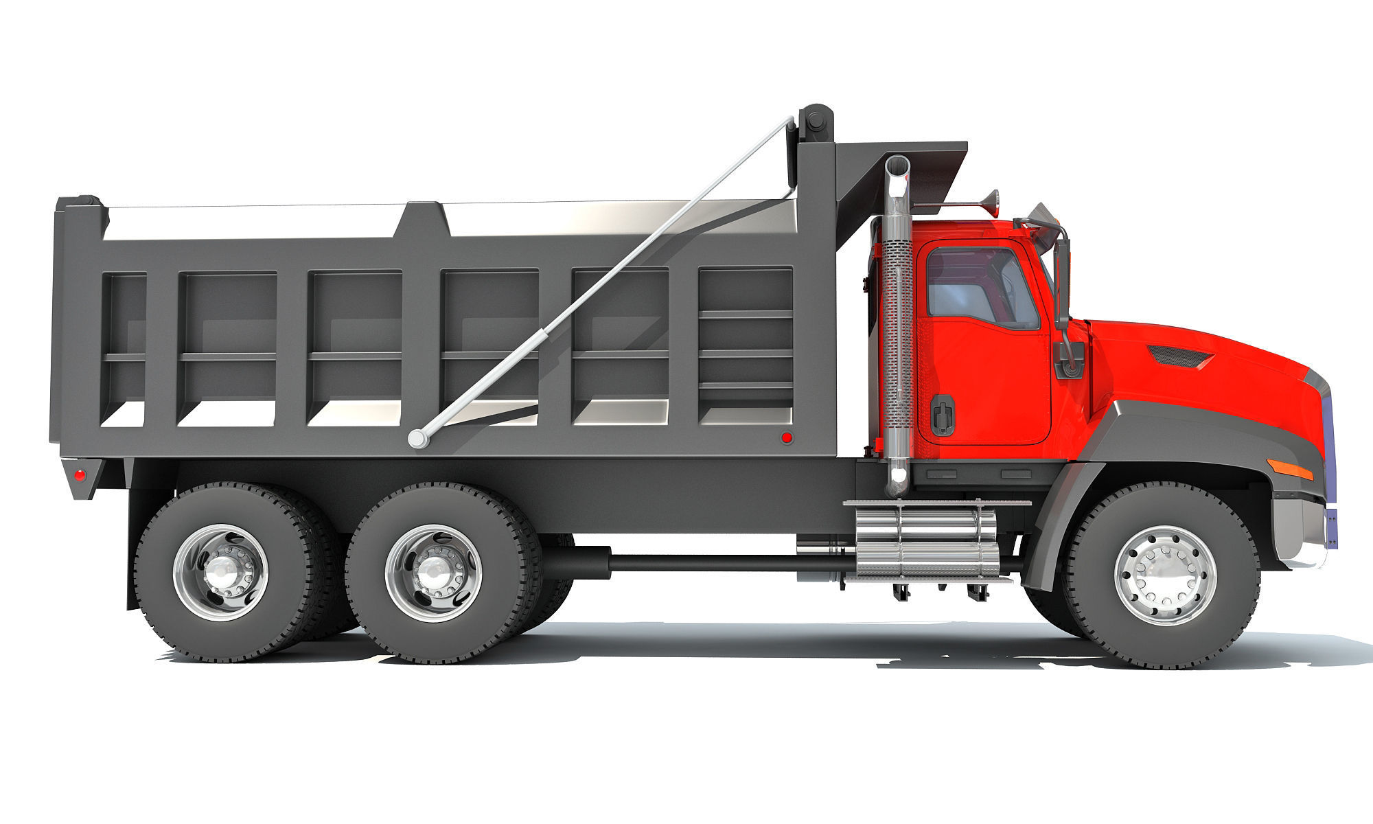 Tipper Dumper Truck 3D model_7