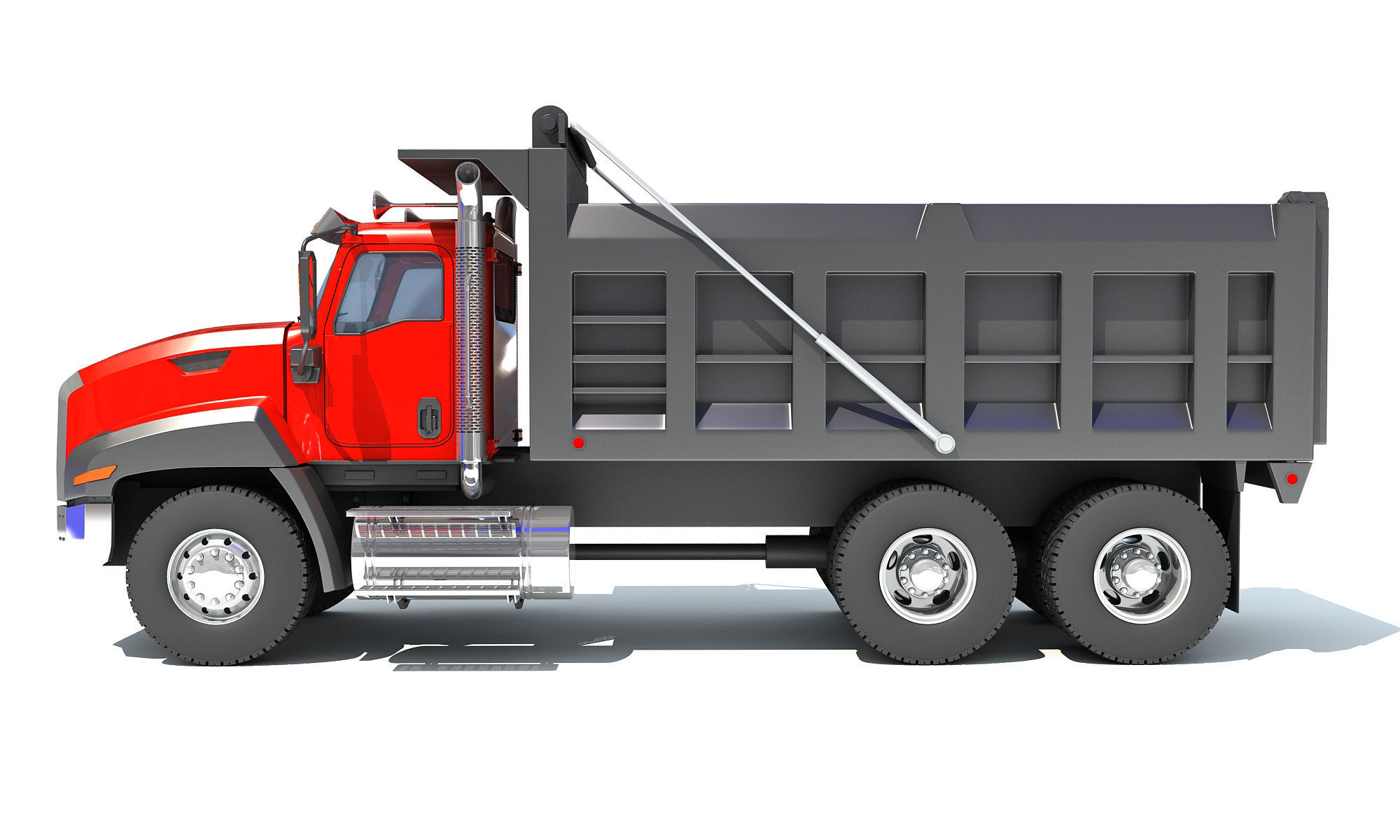 Tipper Dumper Truck 3D model_2