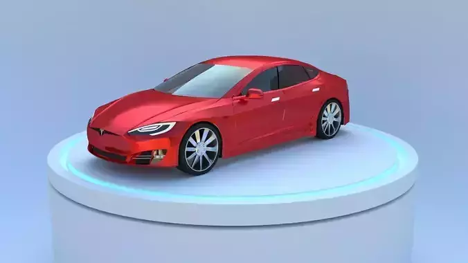 Tesla model s car 3D model