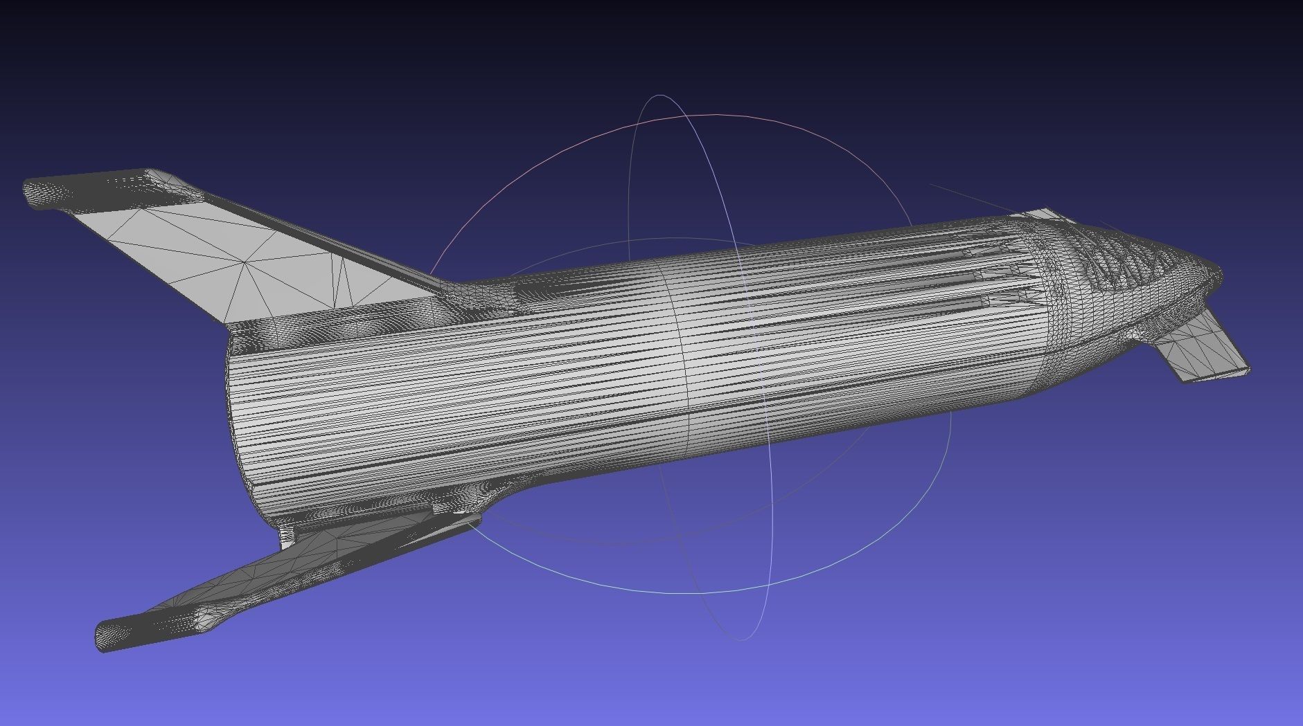 Starship BFR 2018 - Space-X Mars Rocket Latest Version Model 3D print model_47