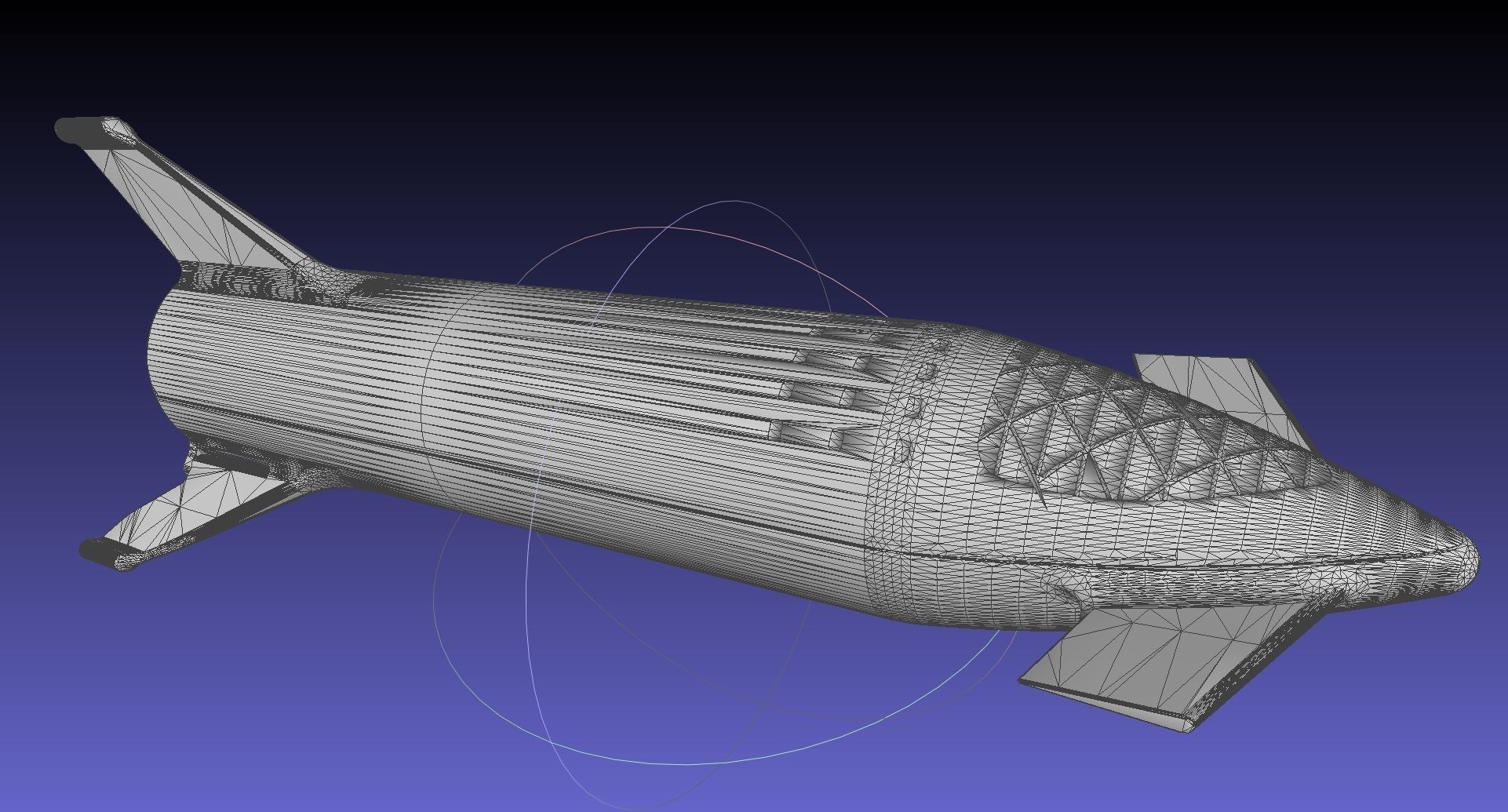 Starship BFR 2018 - Space-X Mars Rocket Latest Version Model 3D print model_50