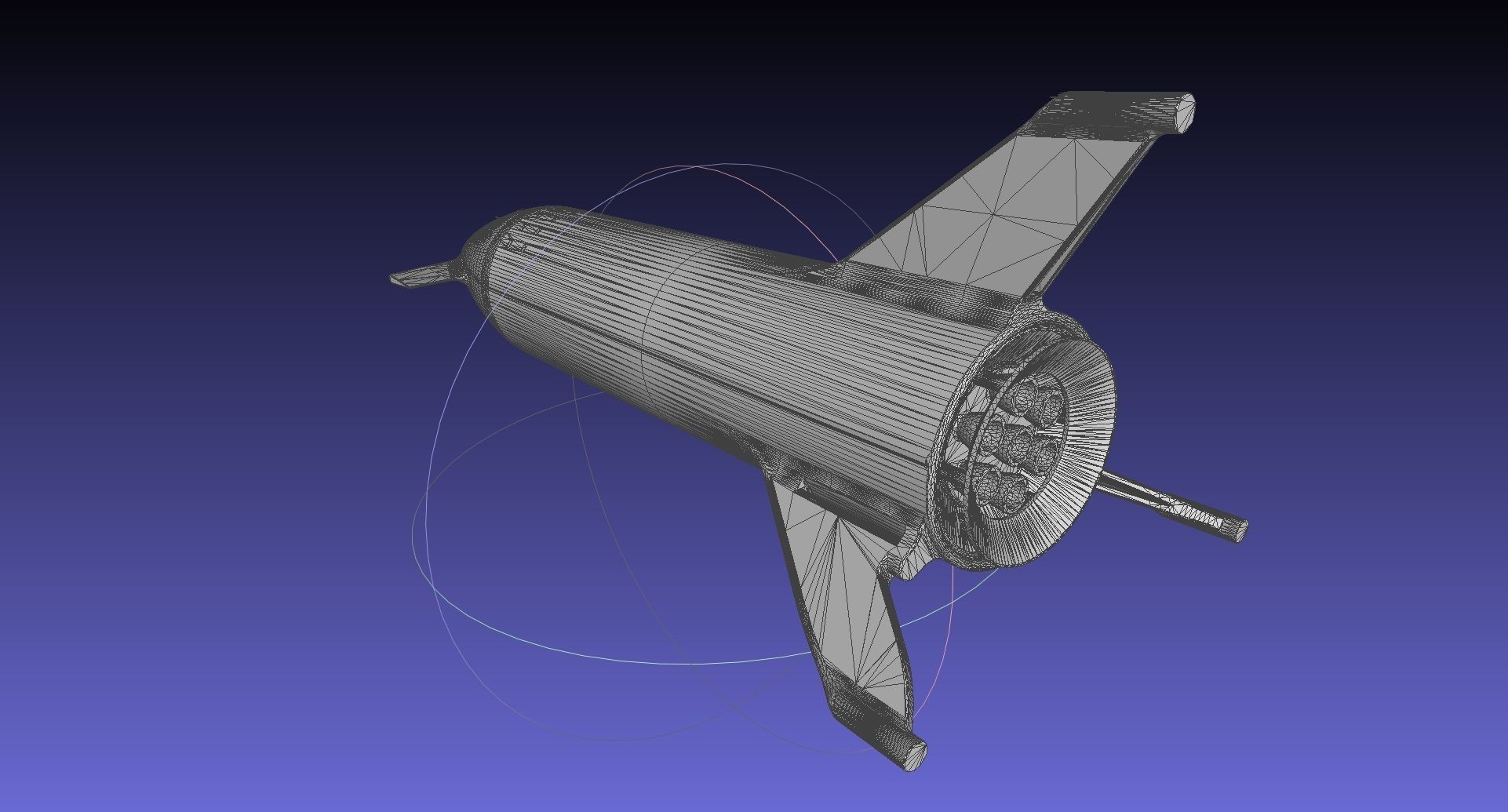 Starship BFR 2018 - Space-X Mars Rocket Latest Version Model 3D print model_10