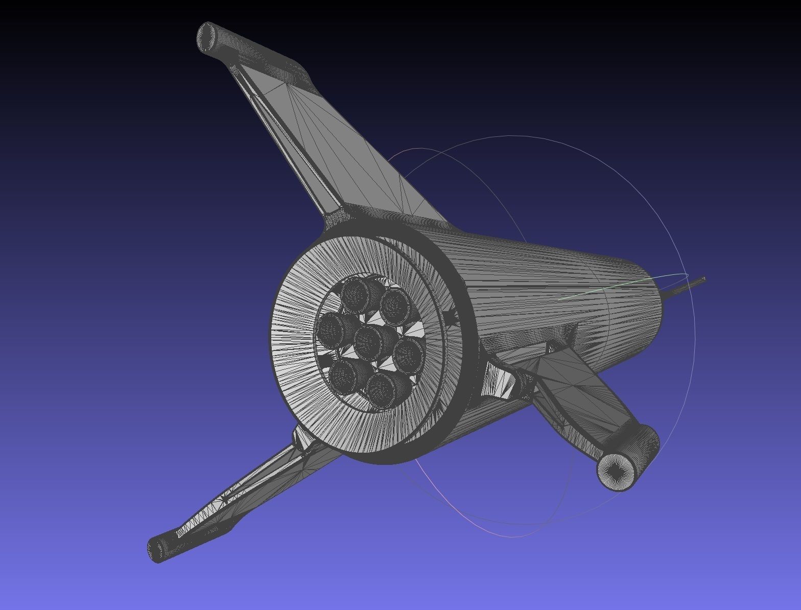 Starship BFR 2018 - Space-X Mars Rocket Latest Version Model 3D print model_39