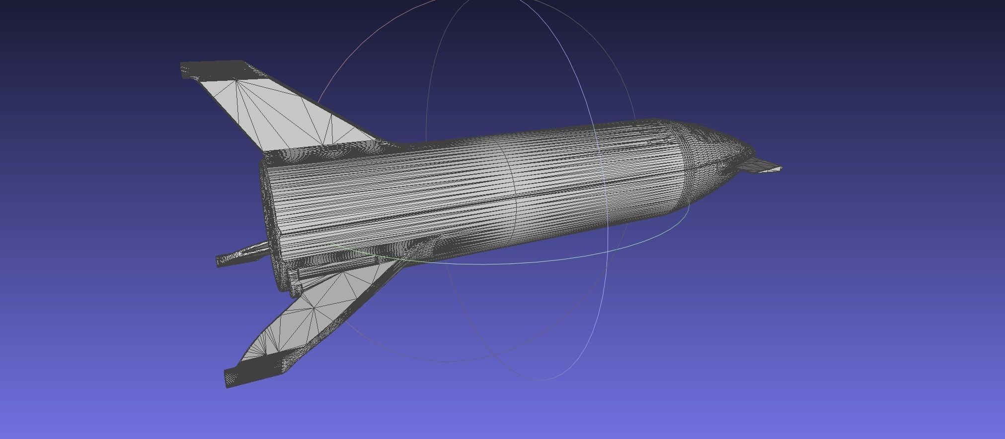 Starship BFR 2018 - Space-X Mars Rocket Latest Version Model 3D print model_104