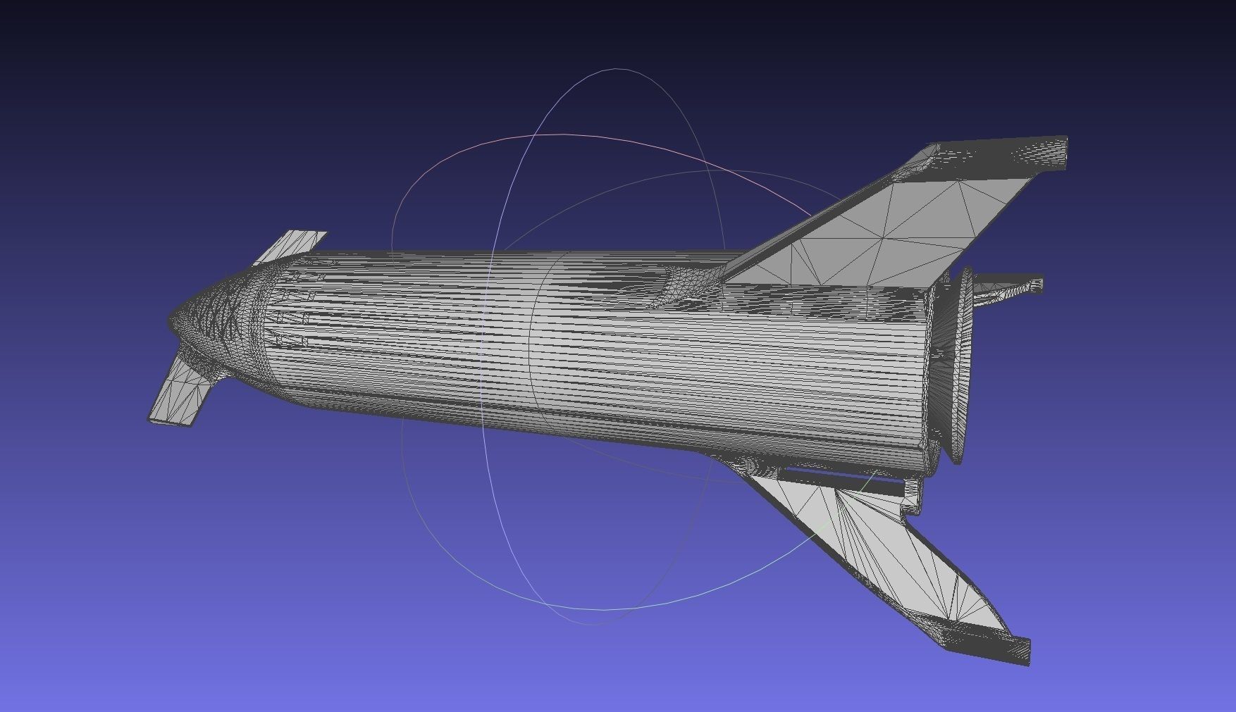 Starship BFR 2018 - Space-X Mars Rocket Latest Version Model 3D print model_36