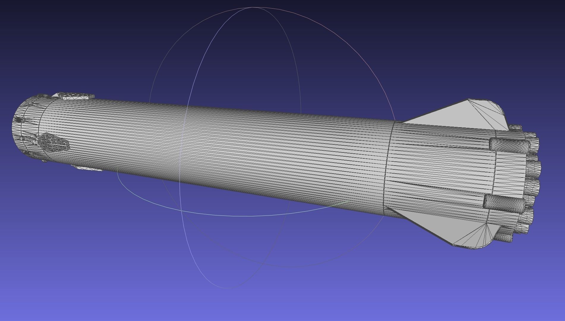 Starship BFR 2018 - Space-X Mars Rocket Latest Version Model 3D print model_66