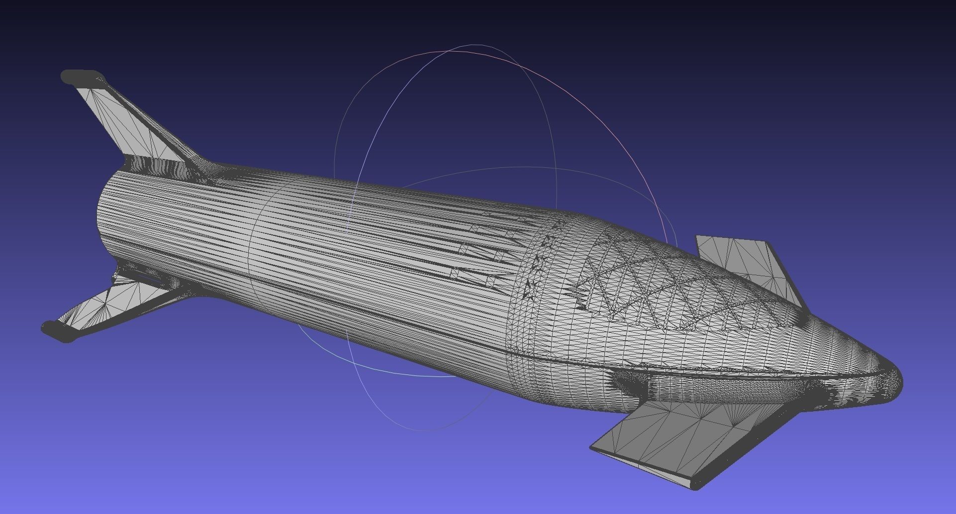 Starship BFR 2018 - Space-X Mars Rocket Latest Version Model 3D print model_51