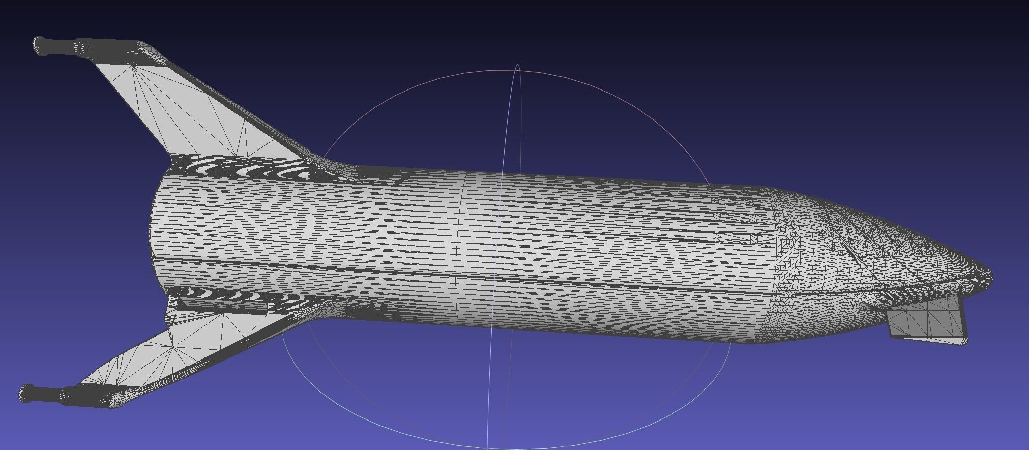 Starship BFR 2018 - Space-X Mars Rocket Latest Version Model 3D print model_101
