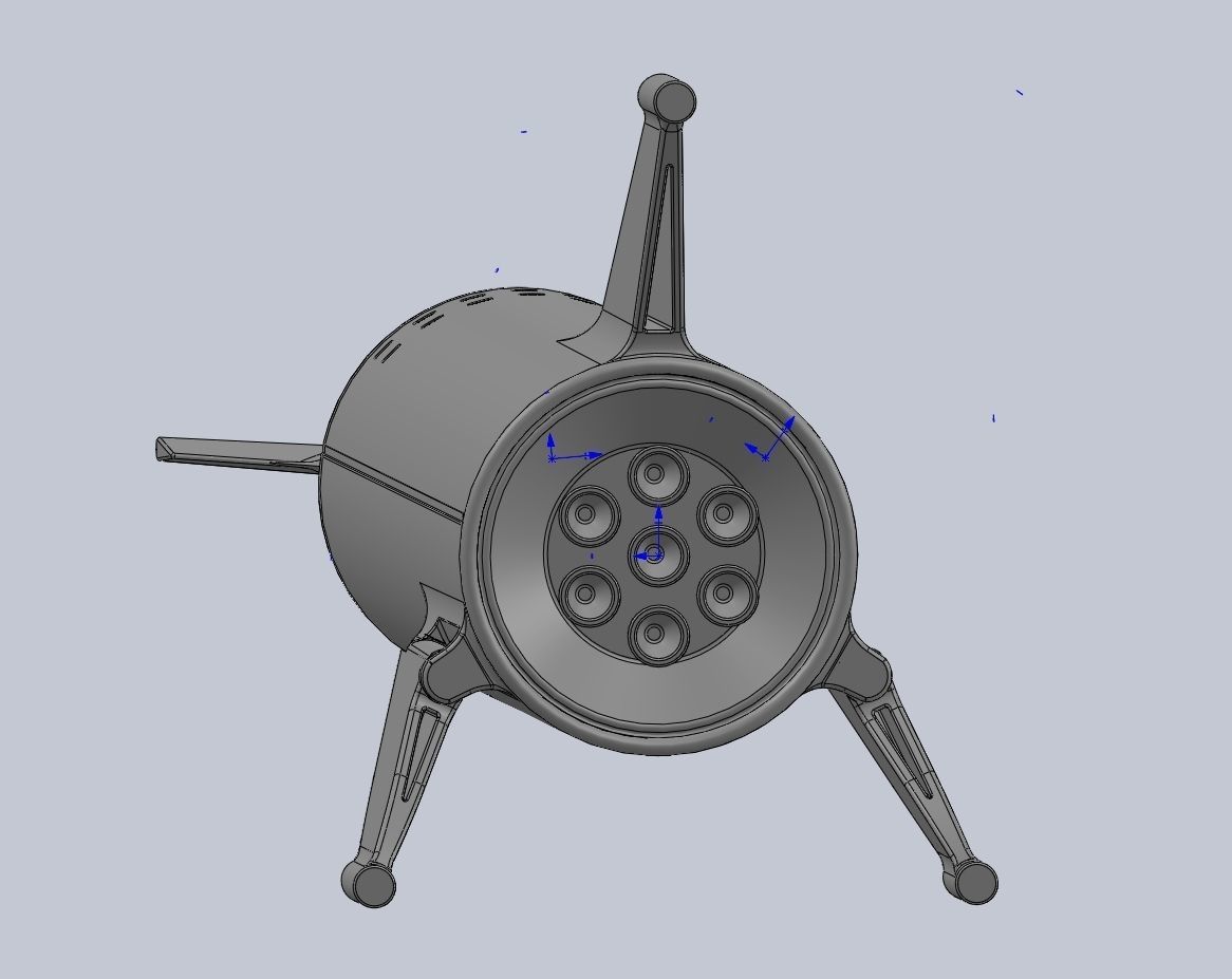 Starship BFR 2018 - Space-X Mars Rocket Latest Version Model 3D print model_73