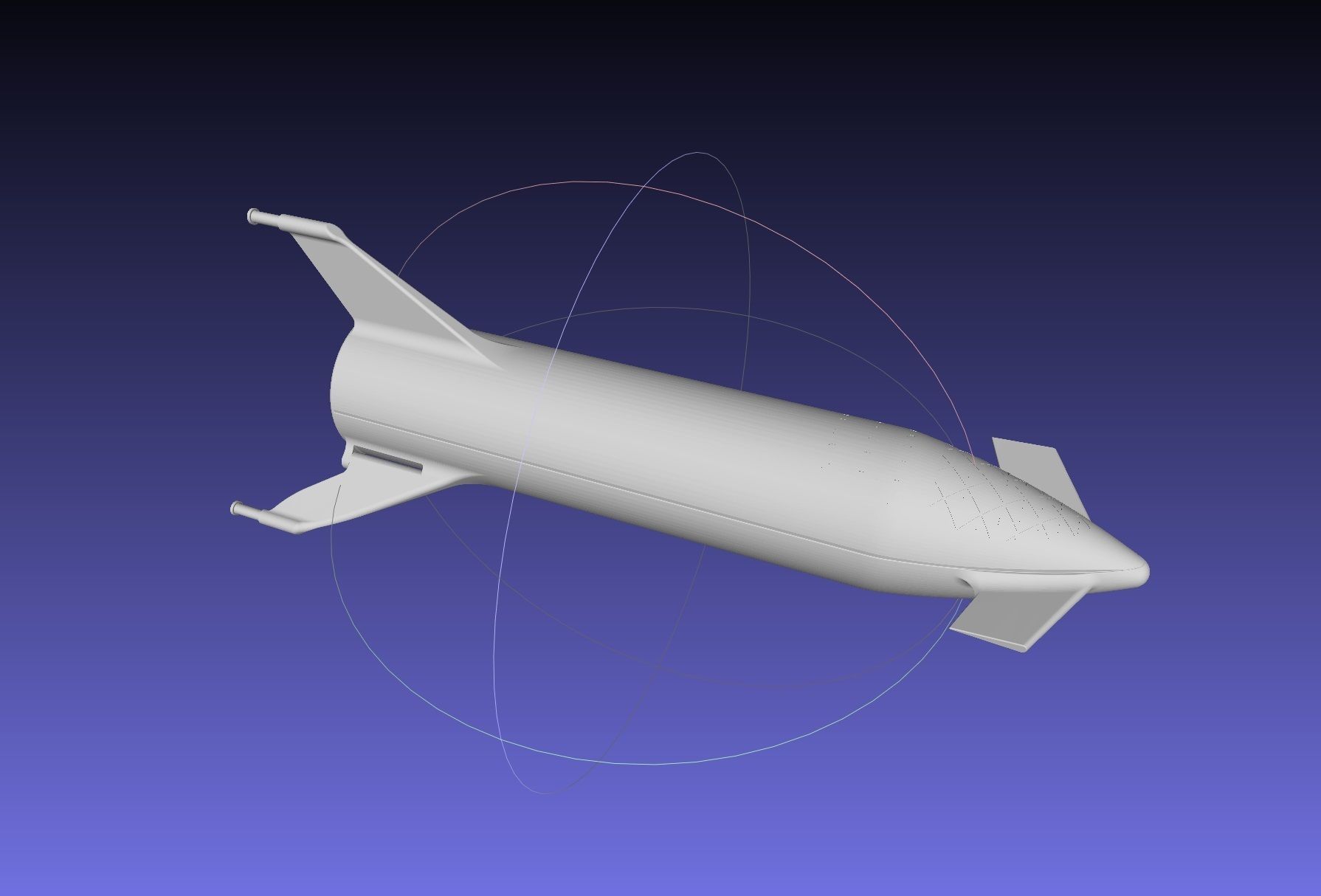 Starship BFR 2018 - Space-X Mars Rocket Latest Version Model 3D print model_19