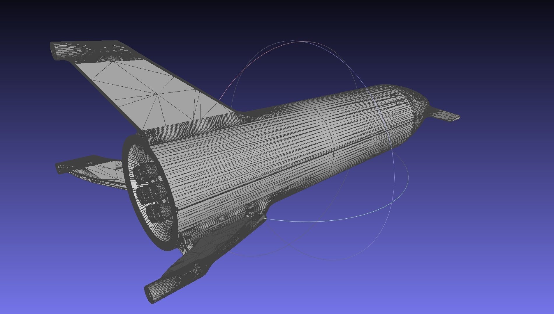 Starship BFR 2018 - Space-X Mars Rocket Latest Version Model 3D print model_49