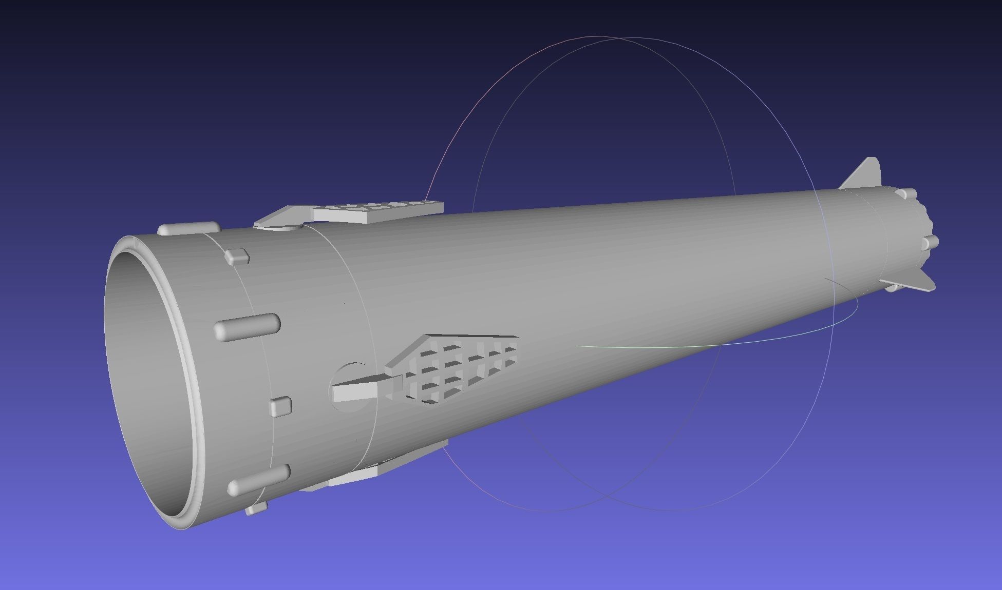 Starship BFR 2018 - Space-X Mars Rocket Latest Version Model 3D print model_62