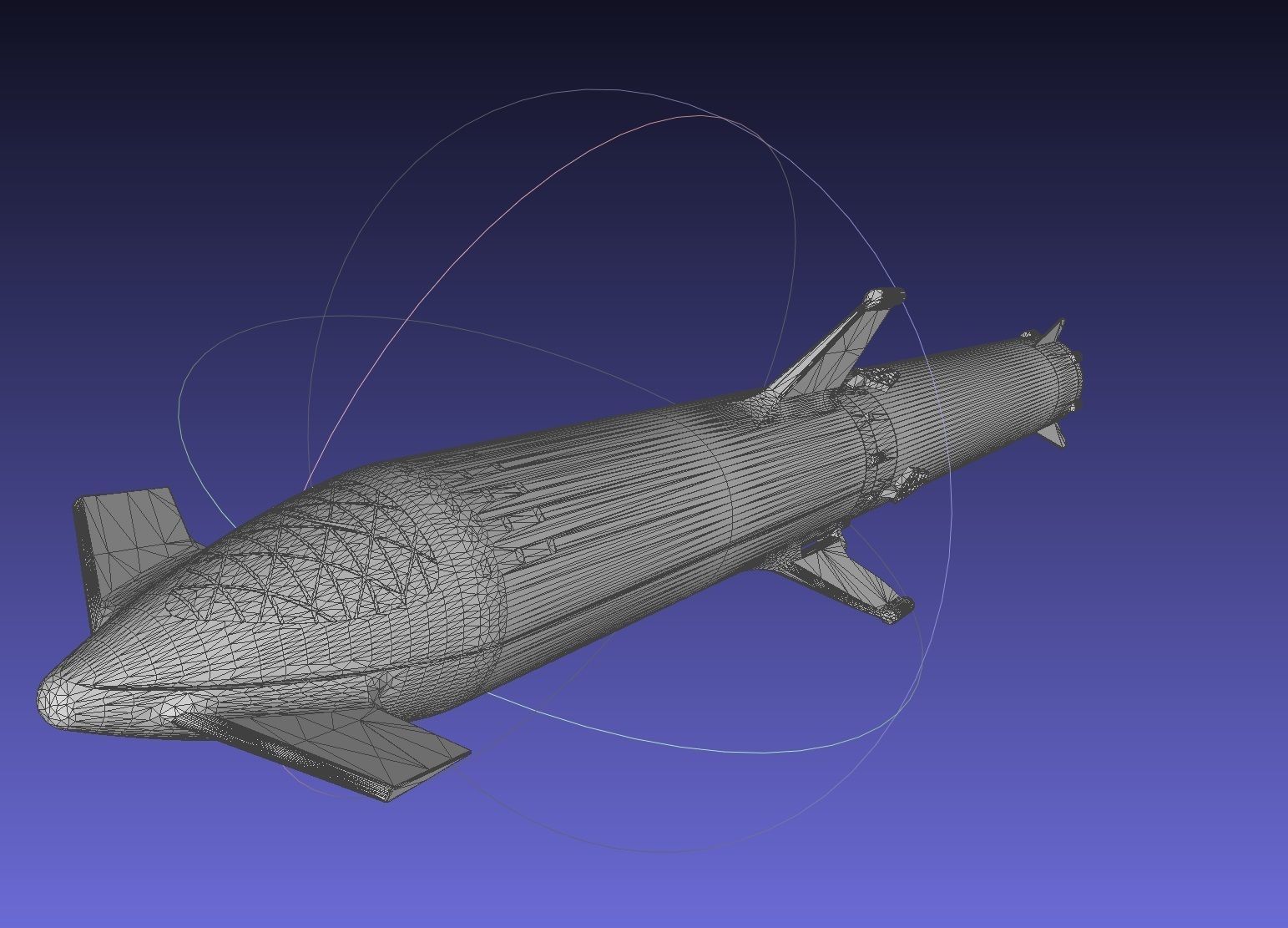 Starship BFR 2018 - Space-X Mars Rocket Latest Version Model 3D print model_64