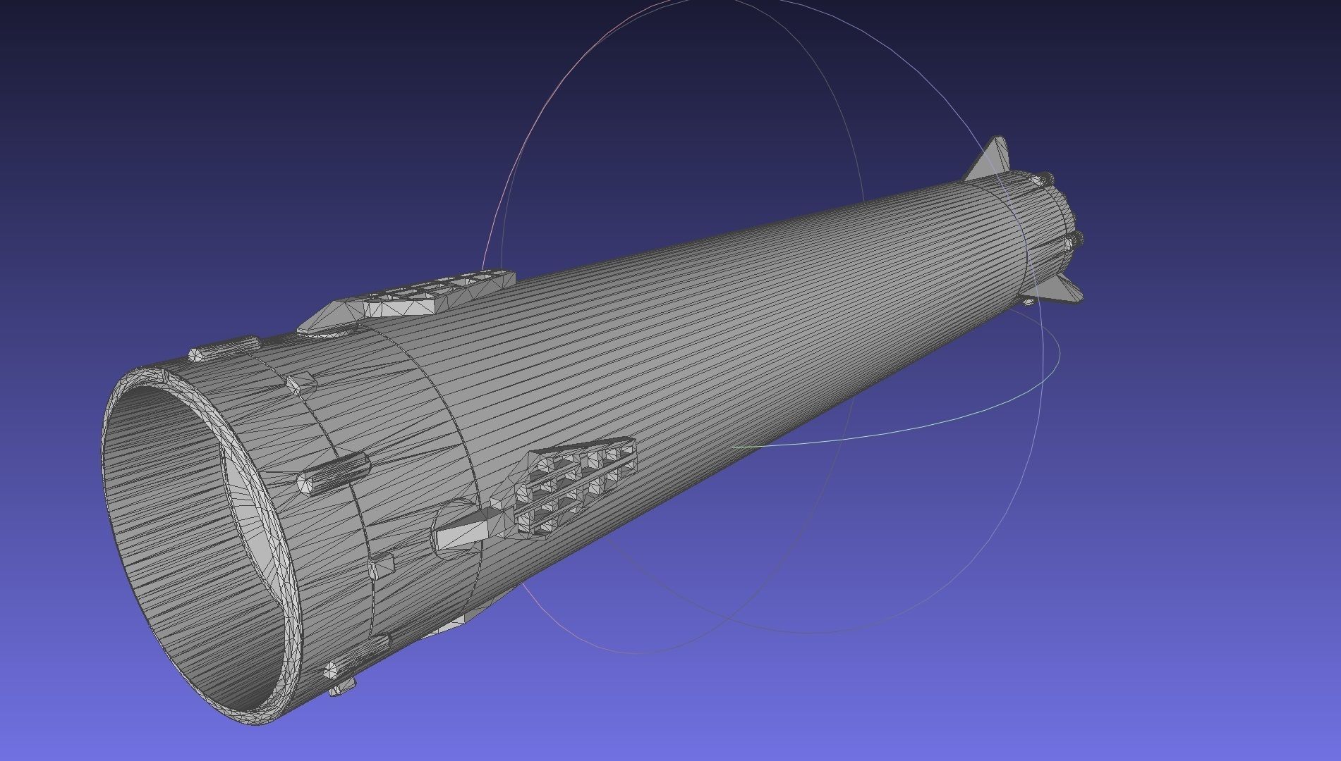 Starship BFR 2018 - Space-X Mars Rocket Latest Version Model 3D print model_61