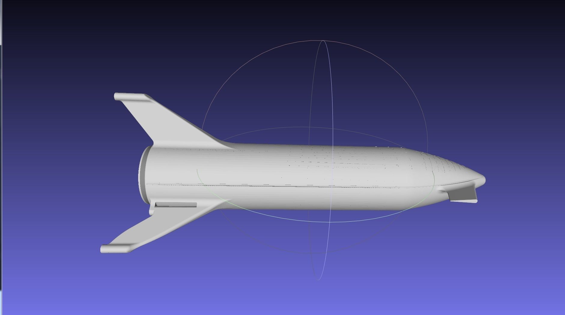 Starship BFR 2018 - Space-X Mars Rocket Latest Version Model 3D print model_42