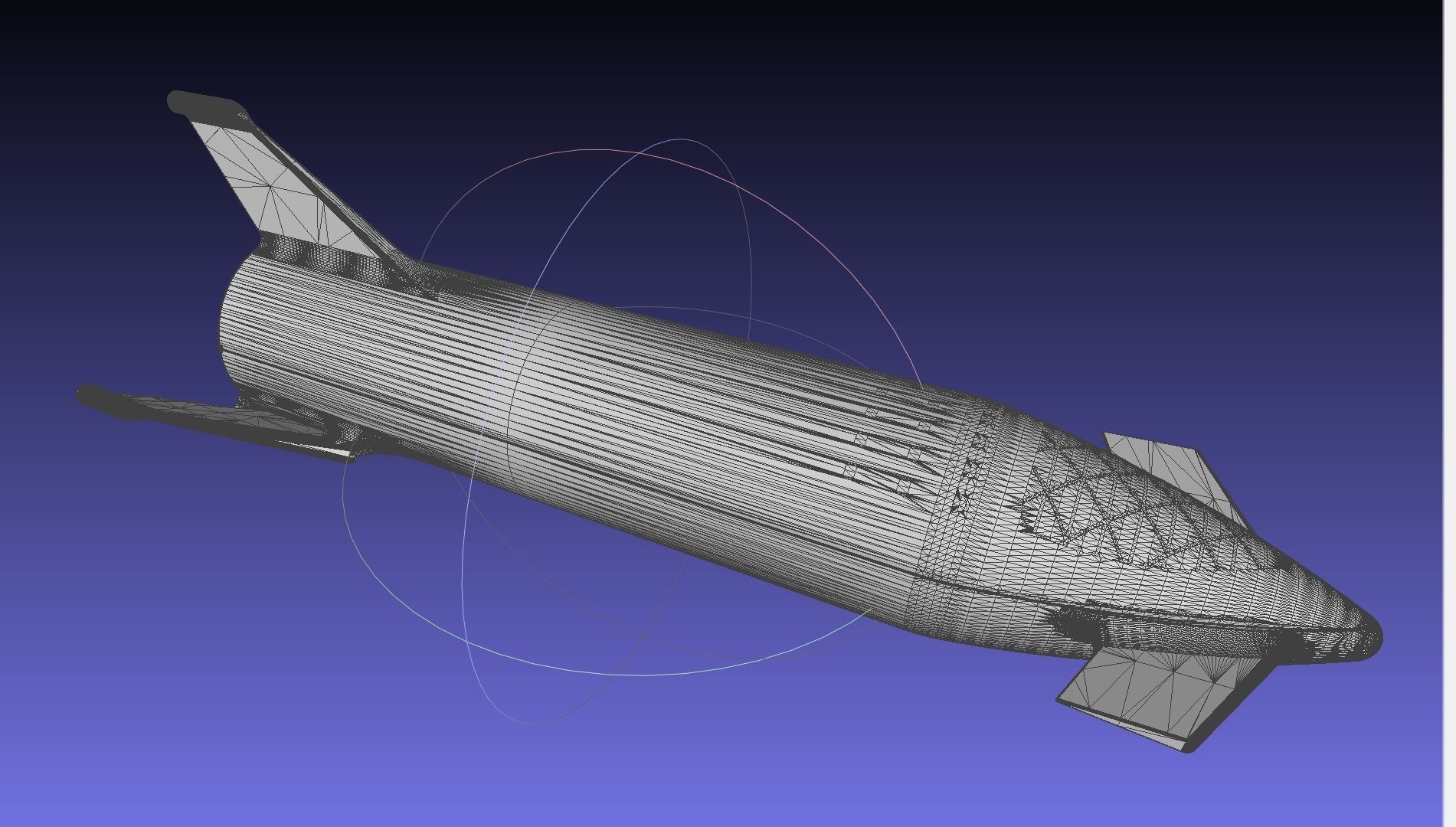 Starship BFR 2018 - Space-X Mars Rocket Latest Version Model 3D print model_54