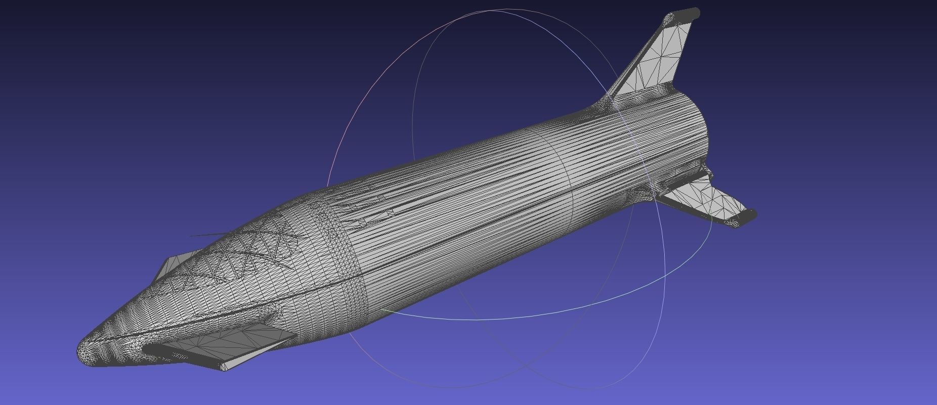 Starship BFR 2018 - Space-X Mars Rocket Latest Version Model 3D print model_108