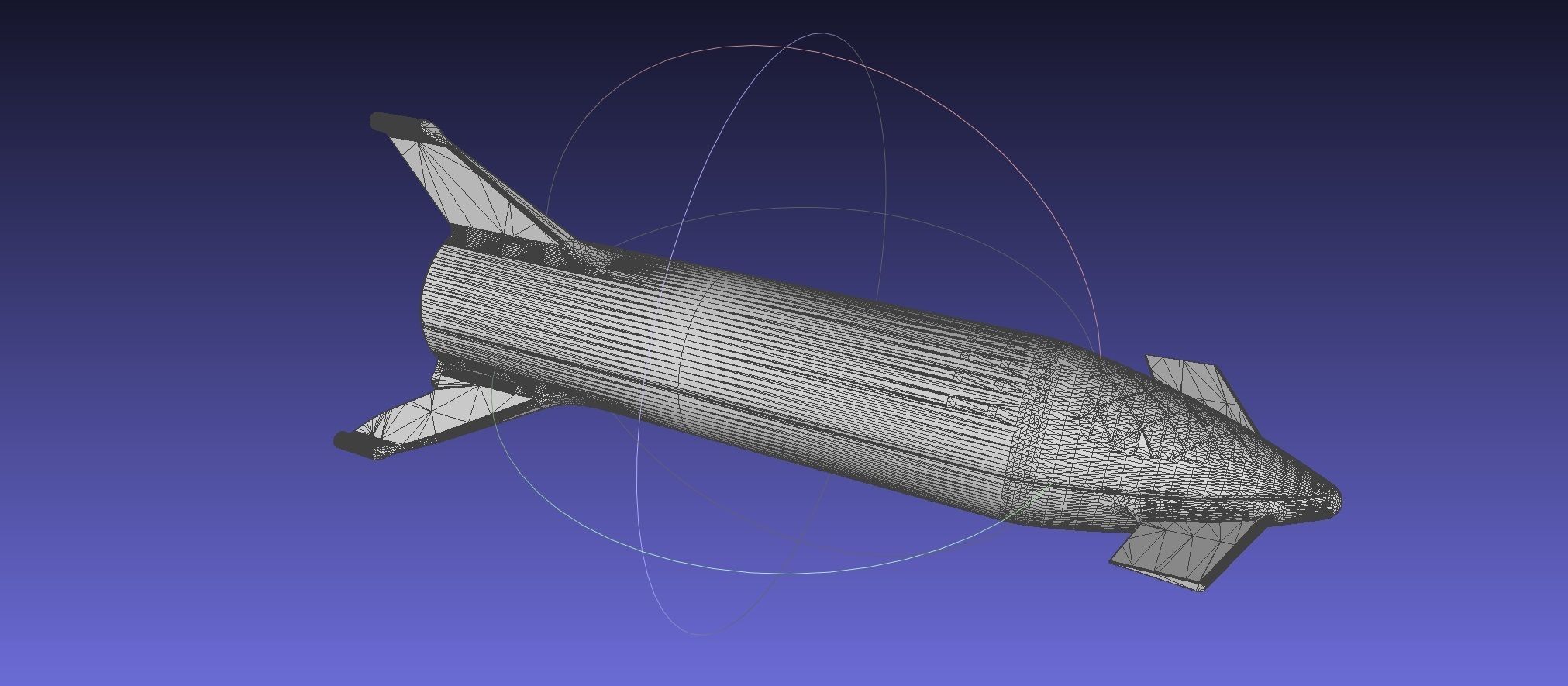 Starship BFR 2018 - Space-X Mars Rocket Latest Version Model 3D print model_98