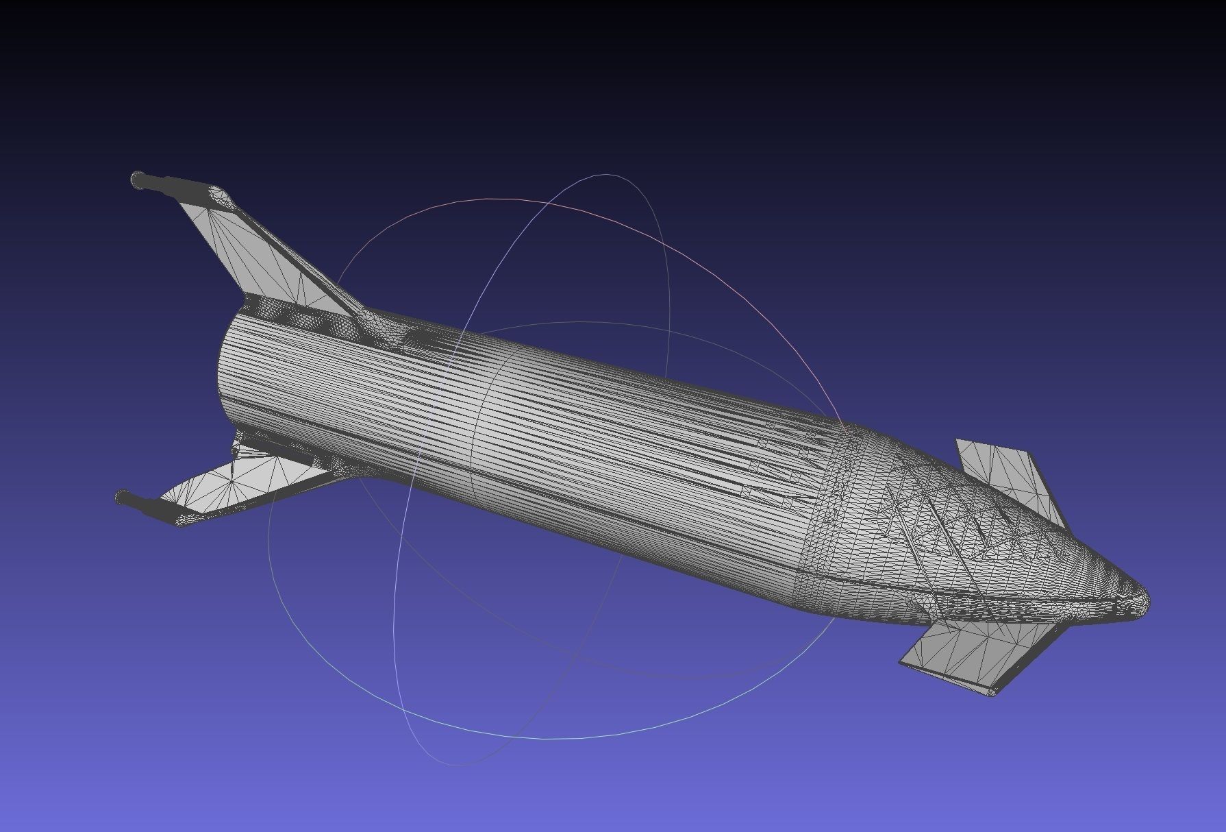 Starship BFR 2018 - Space-X Mars Rocket Latest Version Model 3D print model_43